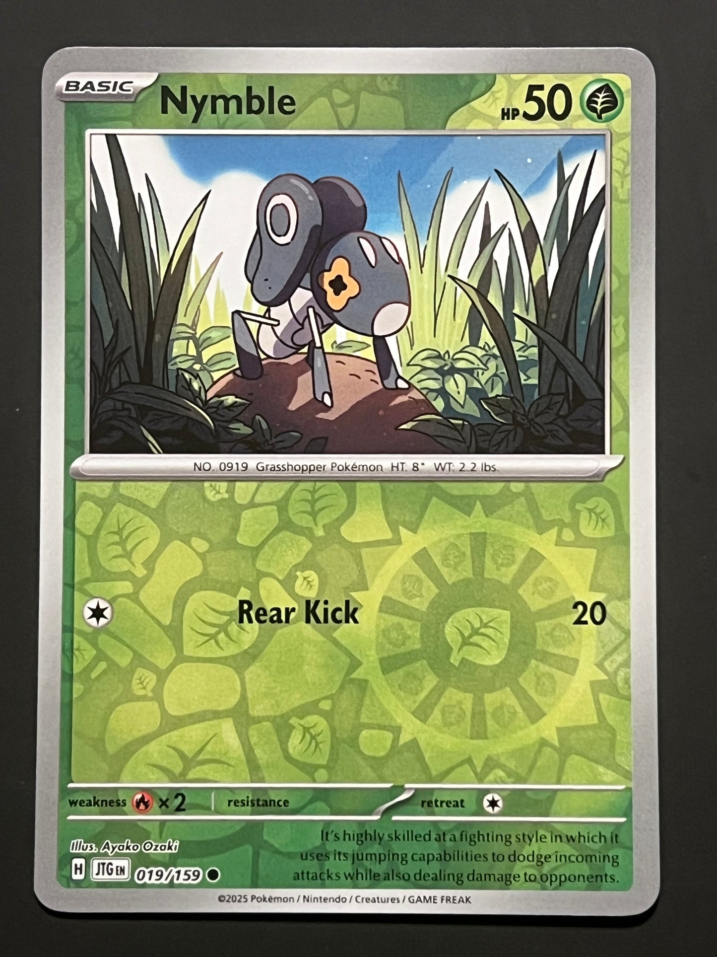 019/159 Nymble - Pokémon Journey Together Common Reverse