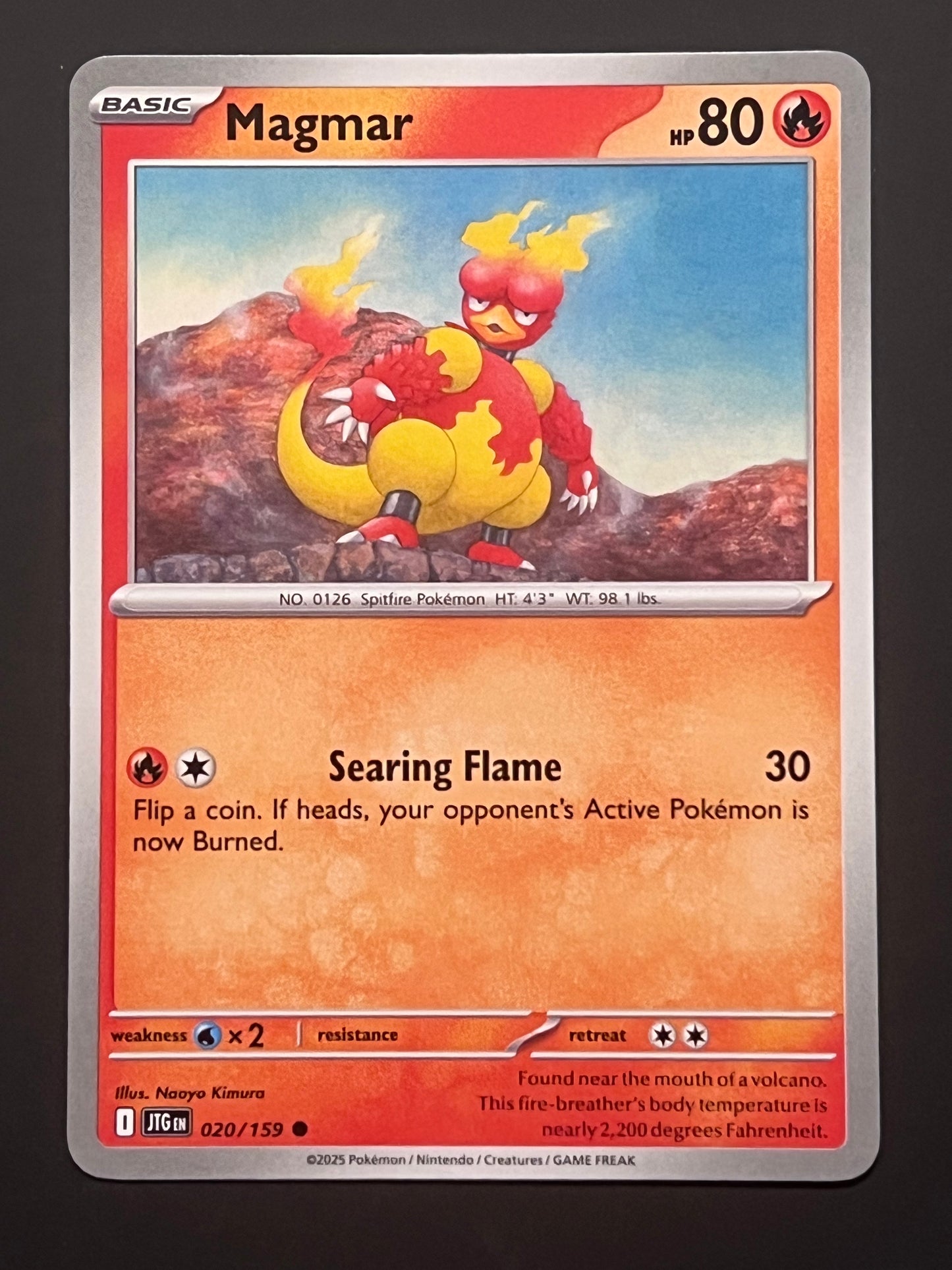020/159 Magmar - Pokémon Journey Together Common