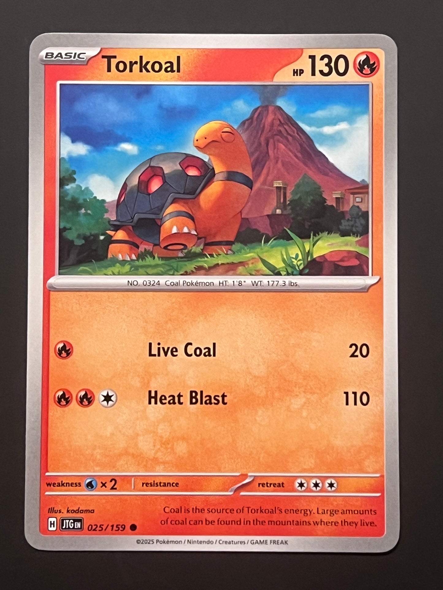 025/159 Torkoal - Pokémon Journey Together Common
