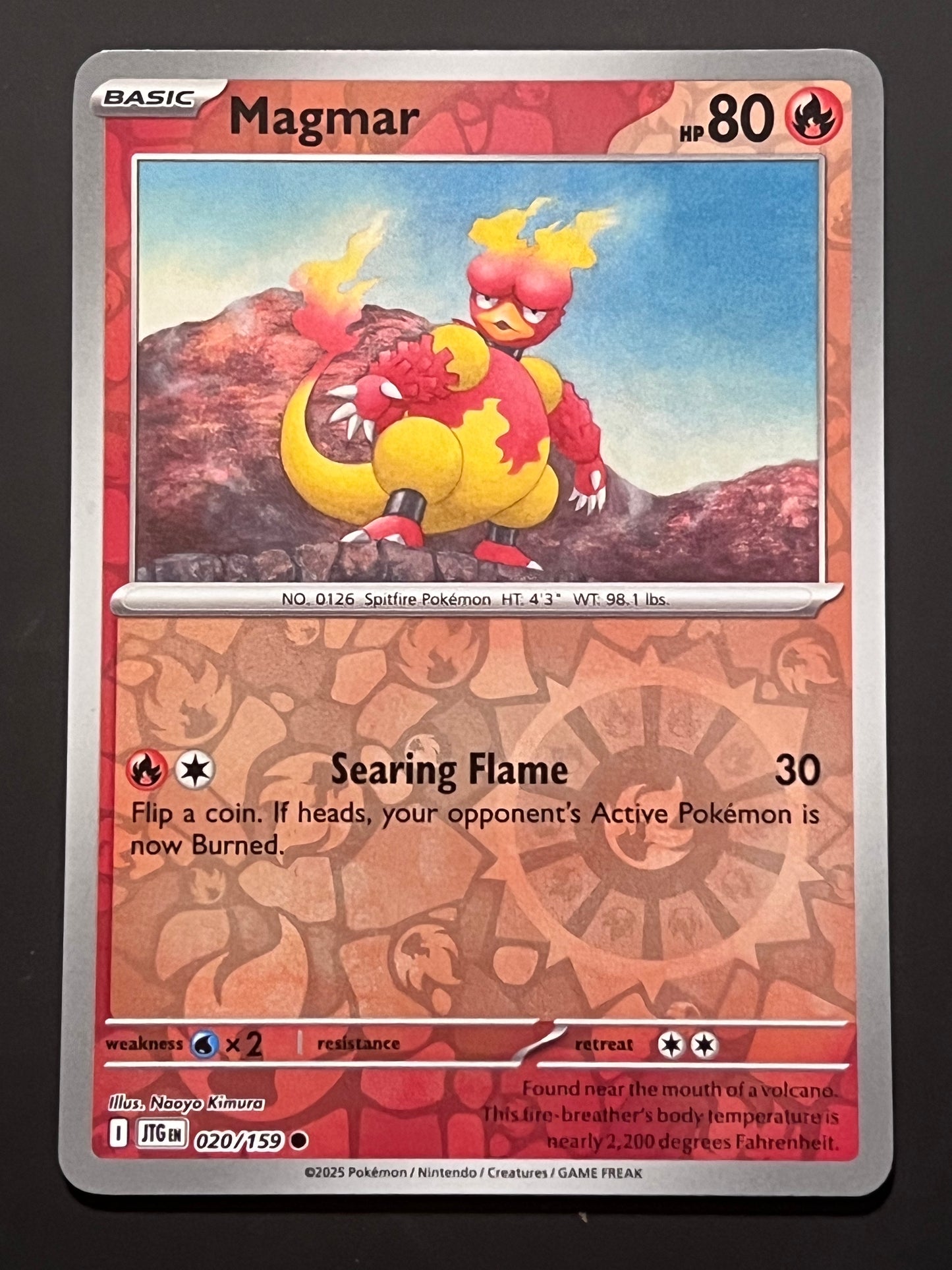 020/159 Magmar - Pokémon Journey Together Common Reverse