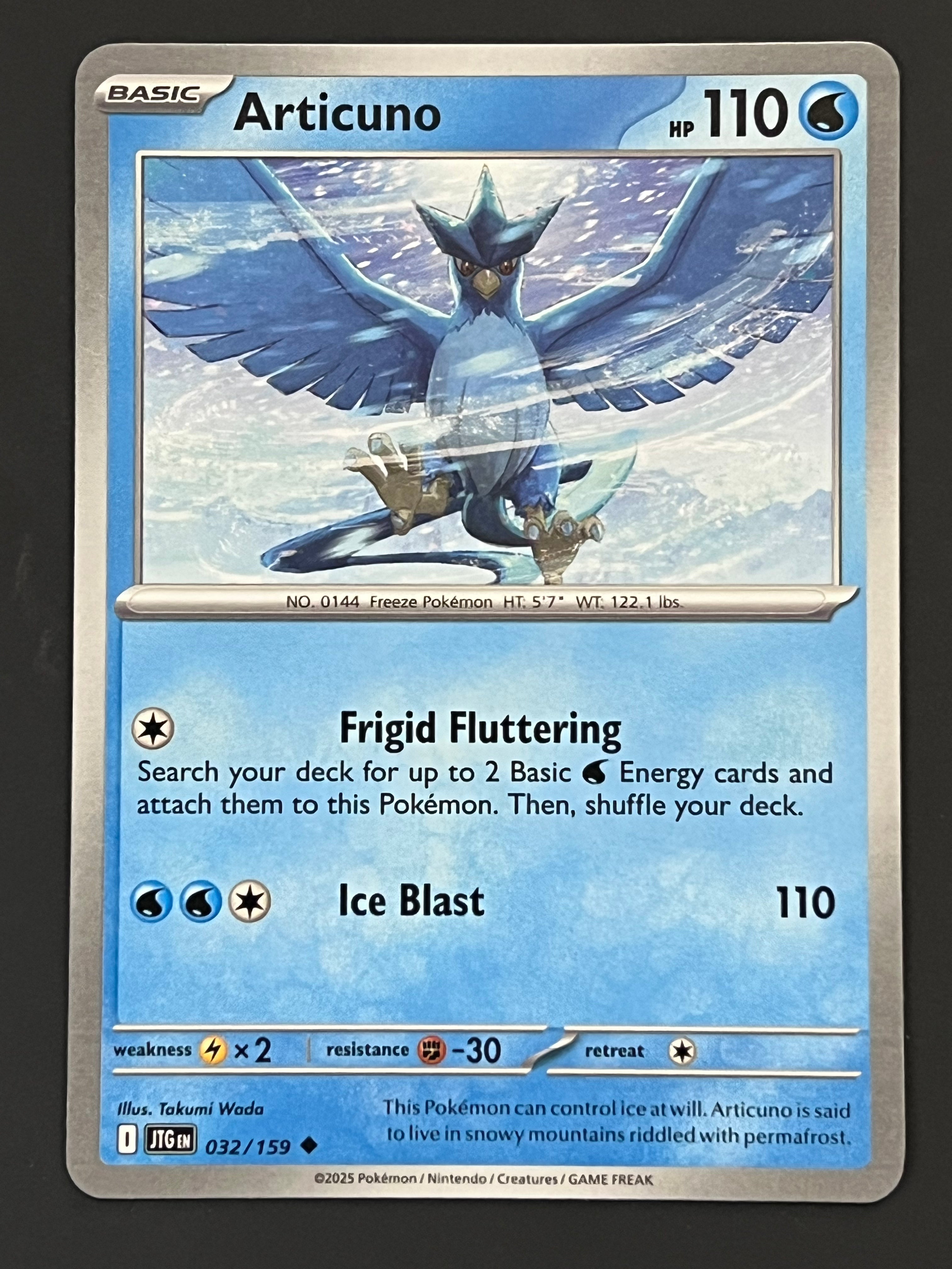 032/159 Articuno - Pokmon Journey Together Uncommon Jarvvos 032/159 Articuno - Pokmon Journey Together Uncommon Jarvvos