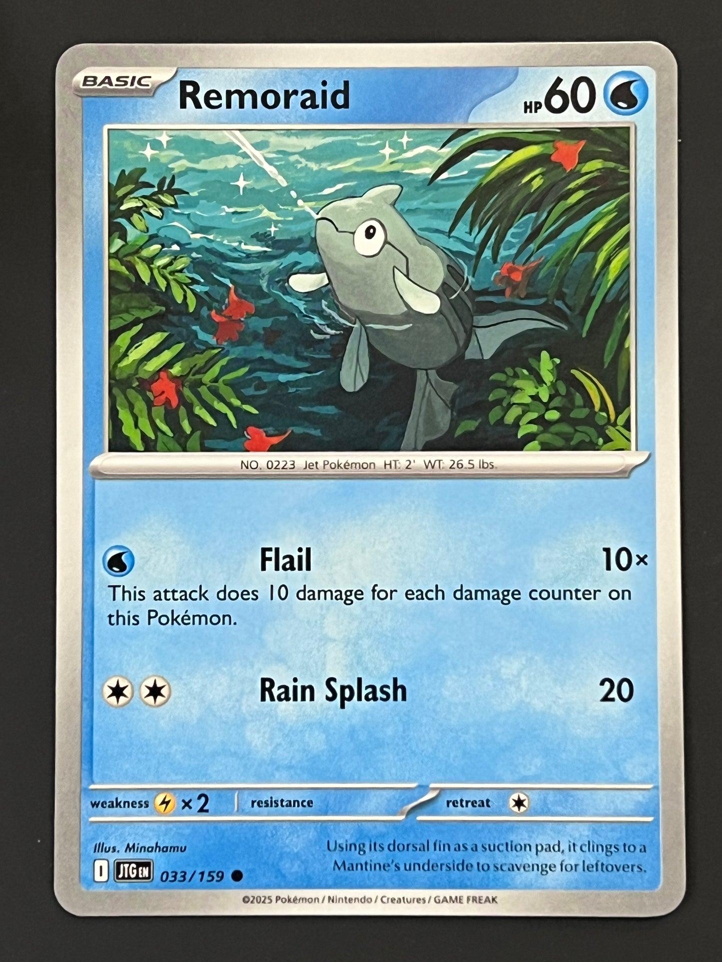 033/159 Remoraid - Pokémon Journey Together Common