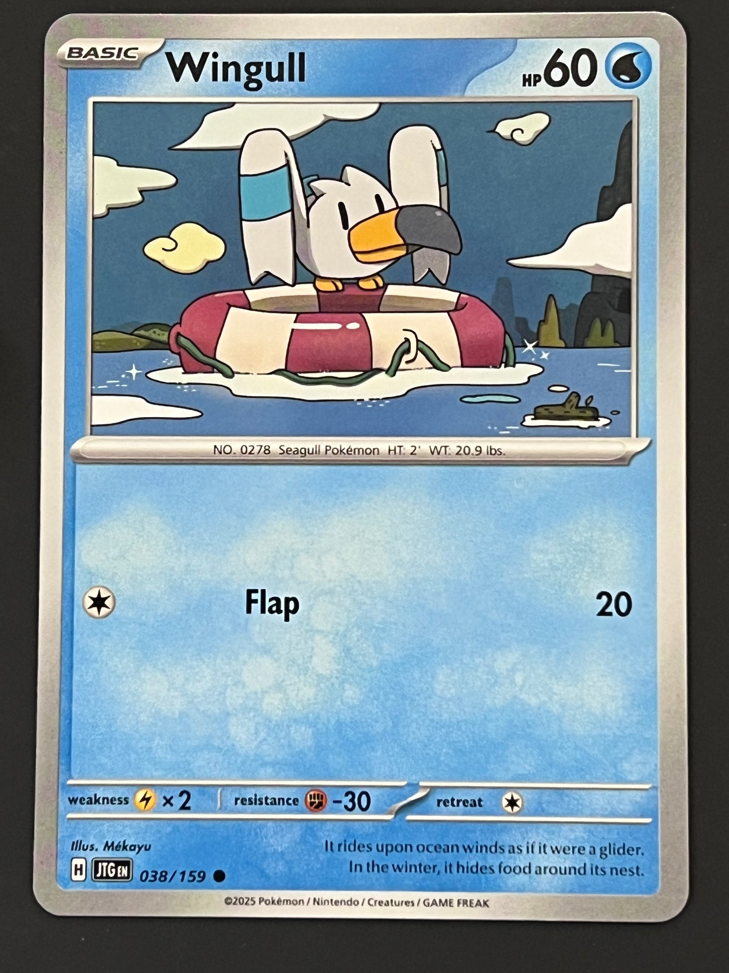 038/159 Wingull - Pokémon Journey Together Common
