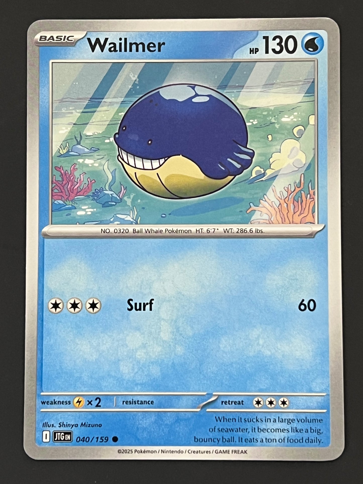 040/159 Wailmer - Pokémon Journey Together Common