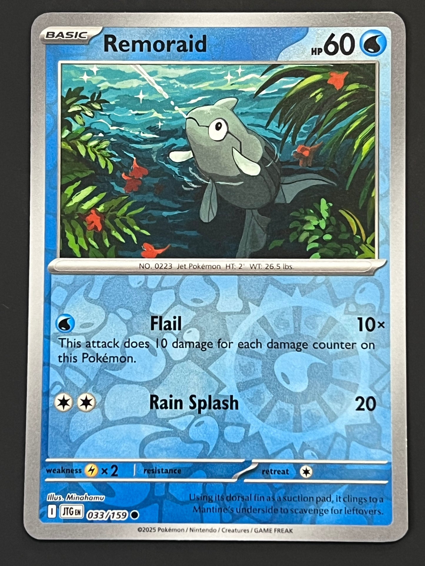 033/159 Remoraid - Pokémon Journey Together Common Reverse