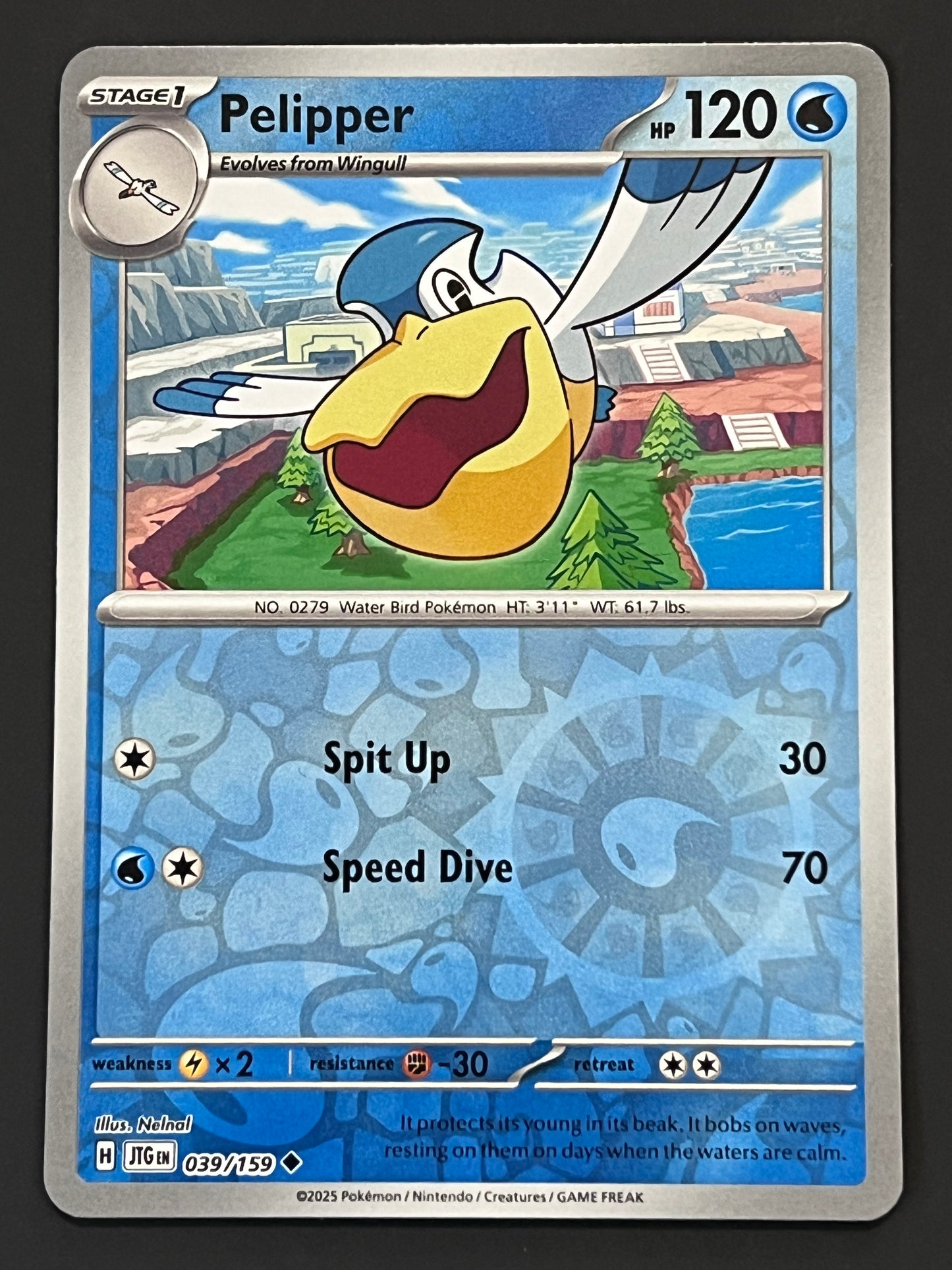 039/159 Pelipper - Pokémon Journey Together Uncommon Reverse