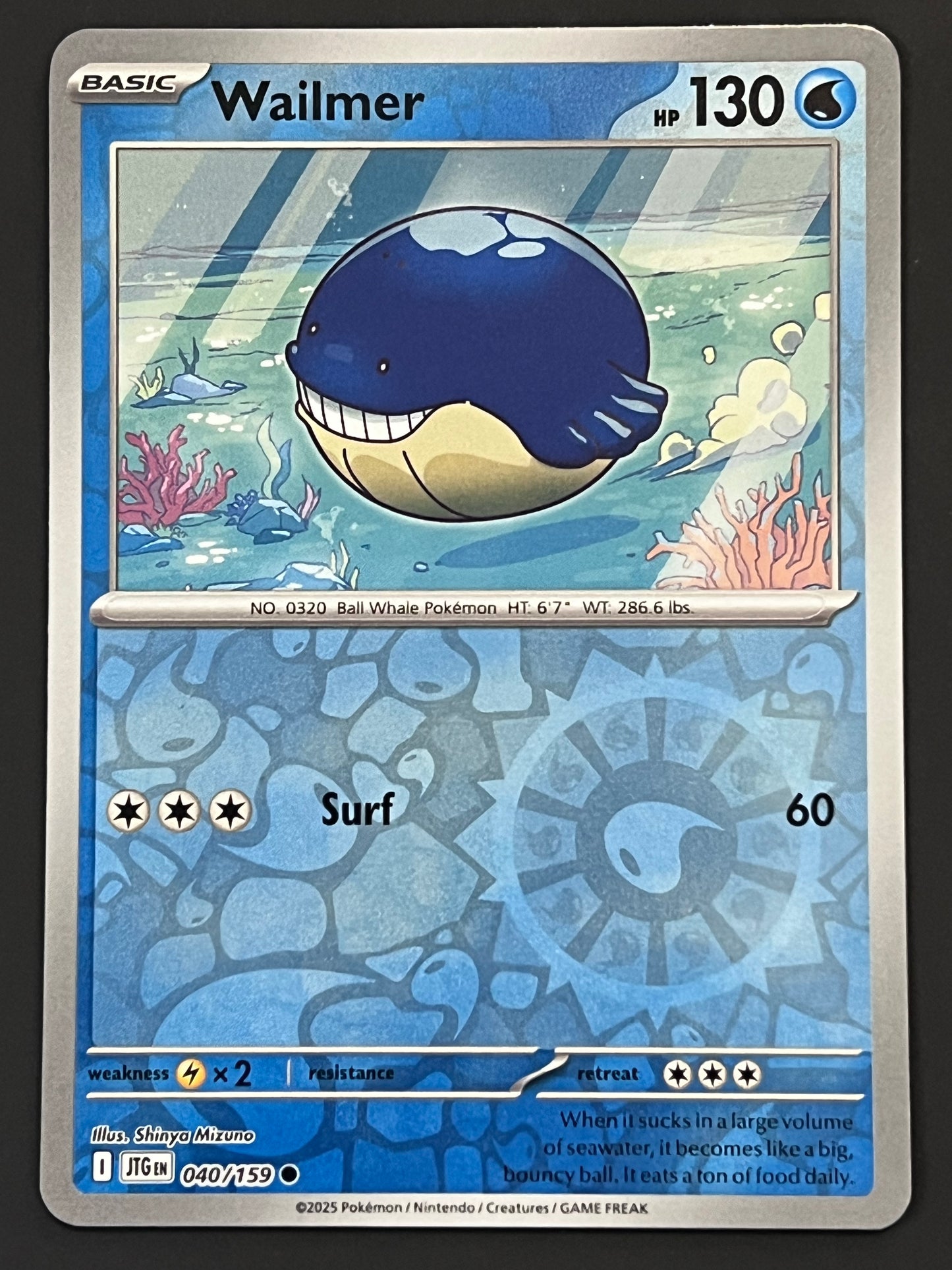 040/159 Wailmer - Pokémon Journey Together Common Reverse