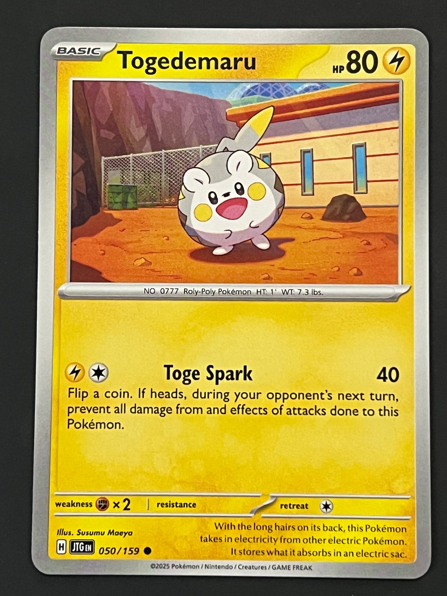 050/159 Togedemaru - Pokémon Journey Together Common