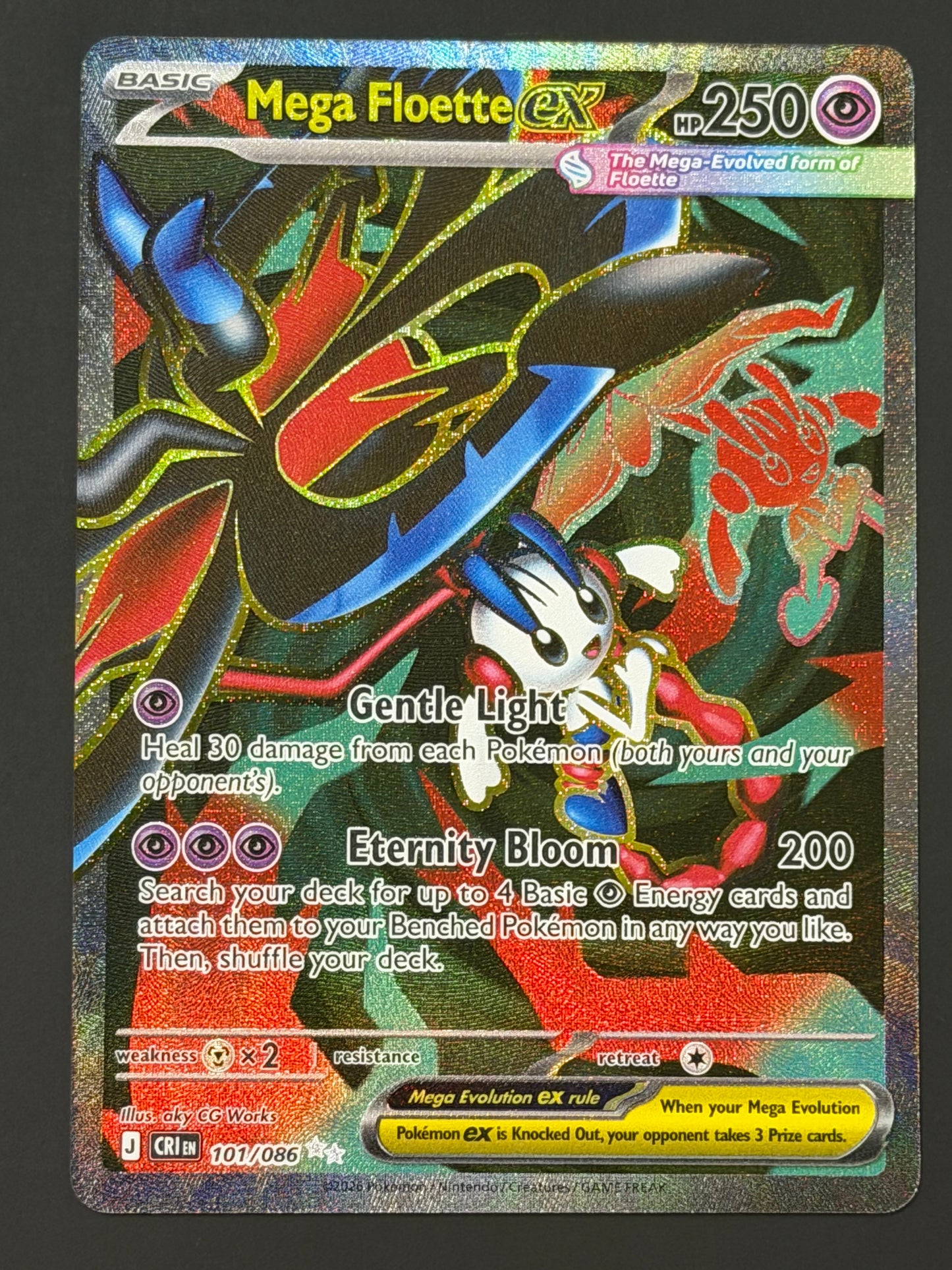 101/086 Mega Floette ex - Pokémon Chaos Rising Ultra Rare