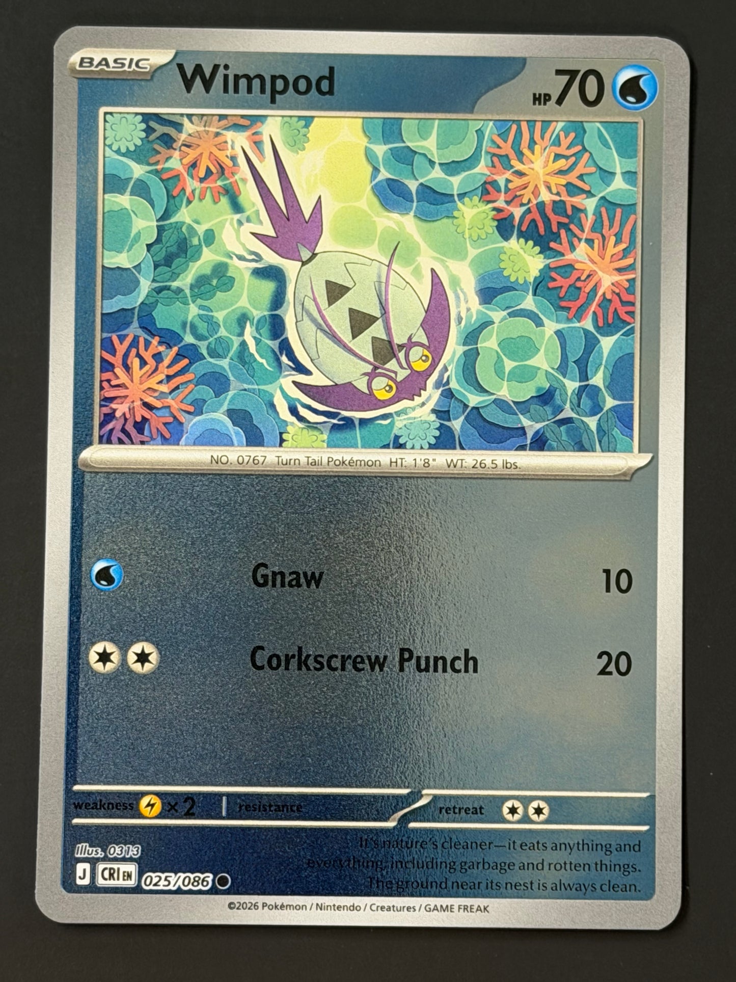025/086 Wimpod - Pokémon Chaos Rising Common Reverse