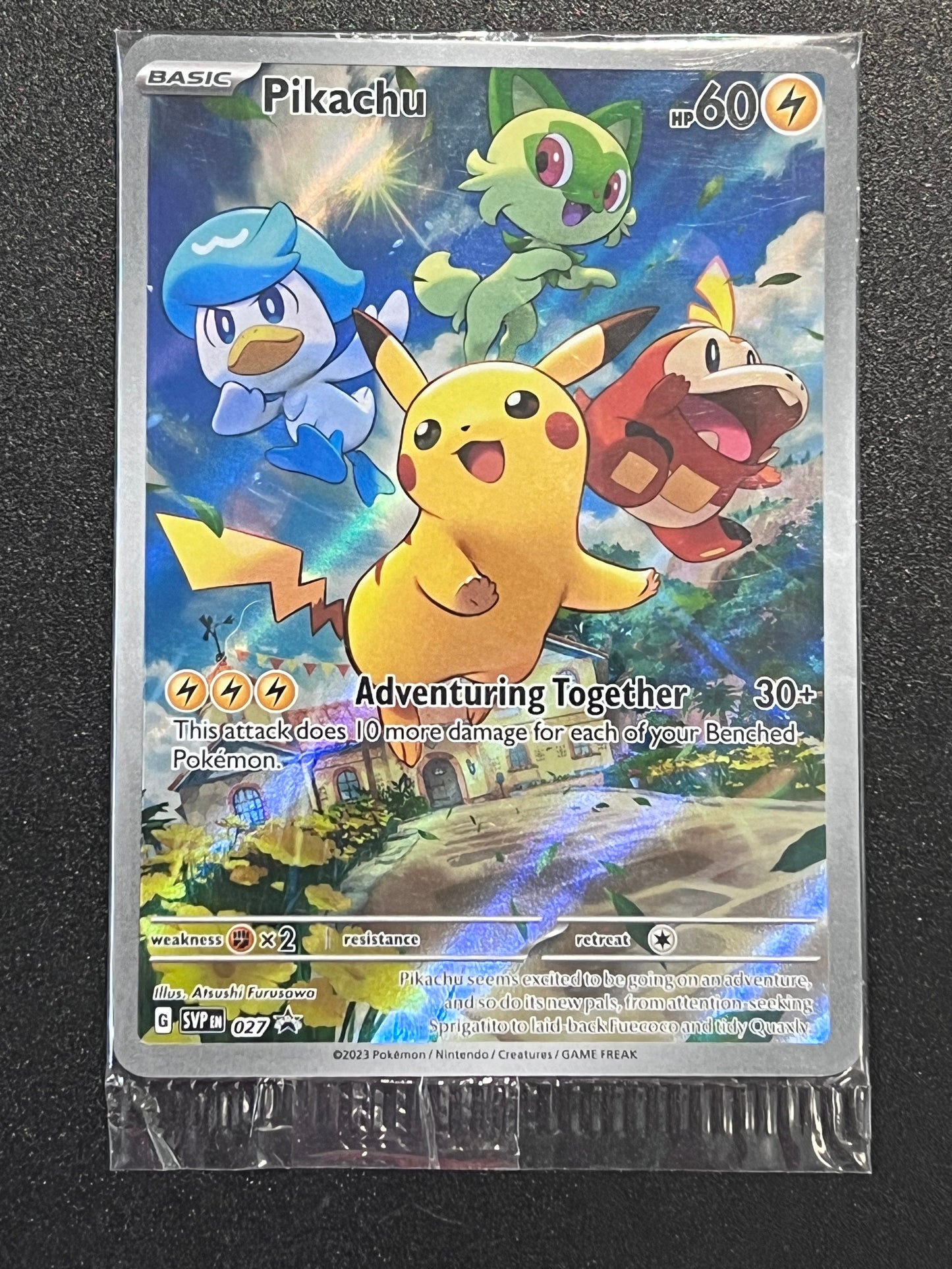 SVP027 Pikachu (SEALED) - Black Star Promo