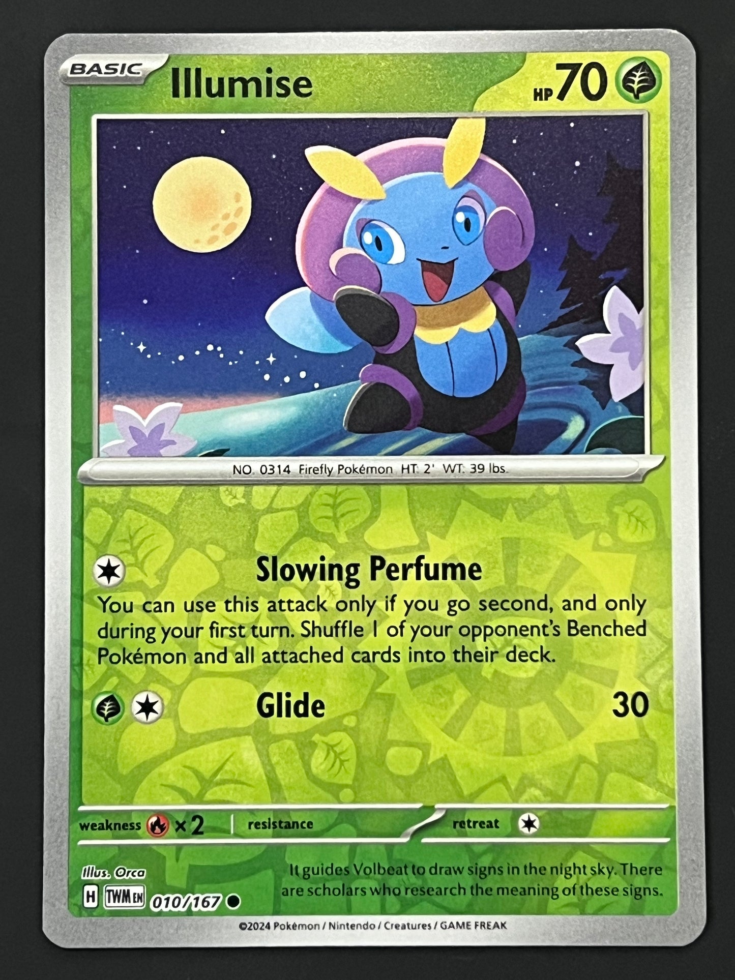 010/167 Illumise - Pokémon Twilight Masquerade Common Reverse