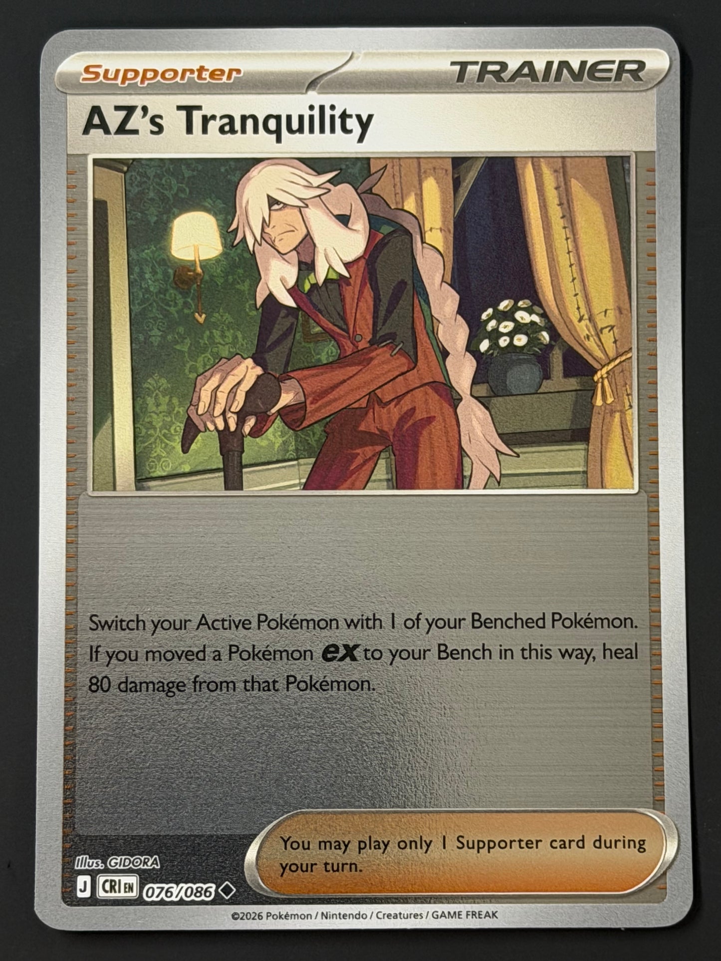 076/086 AZ’s Tranquility - Pokémon Chaos Rising Uncommon Reverse