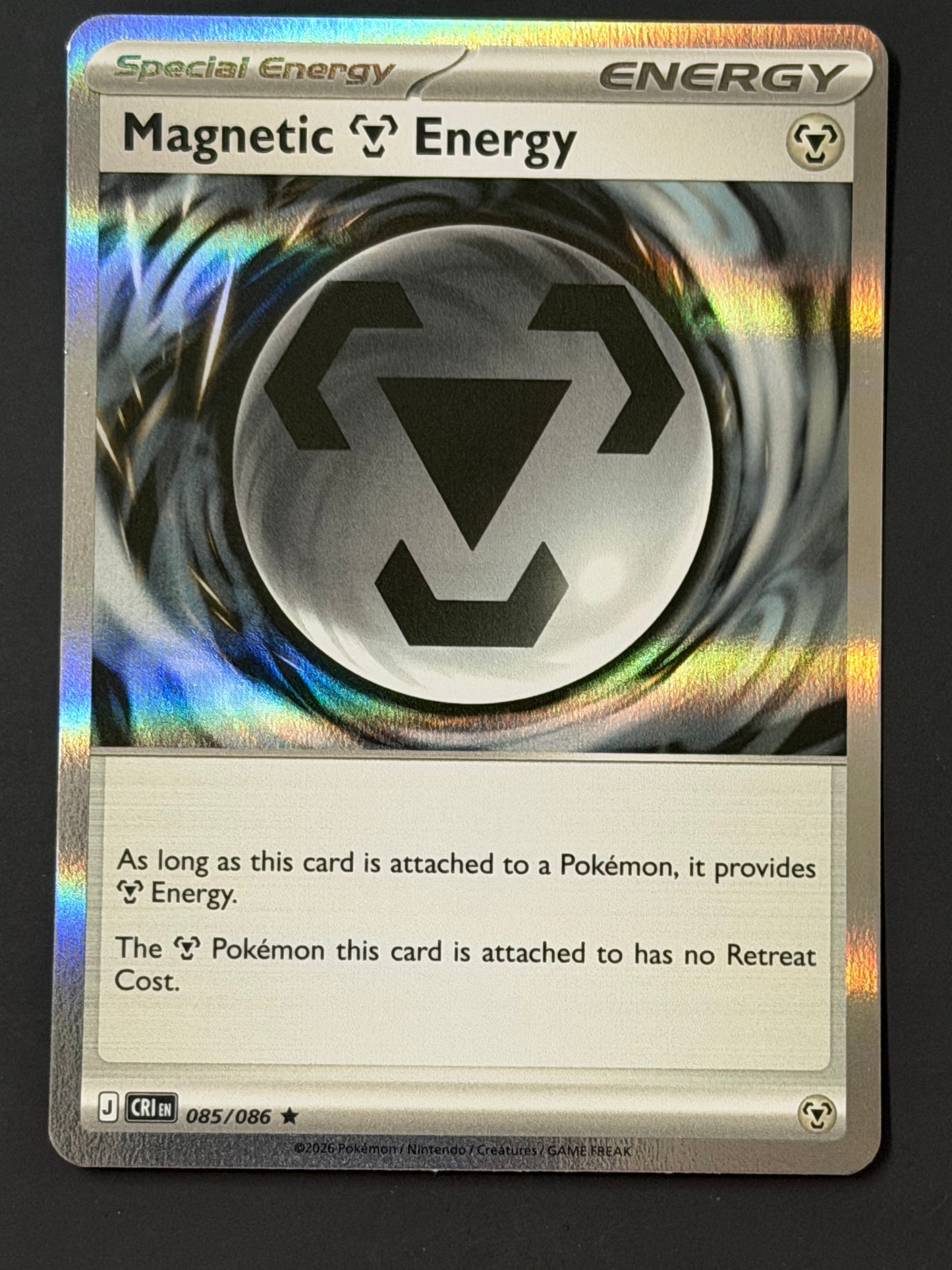 085/086 Magnetic Energy - Pokémon Chaos Rising Rare Holo