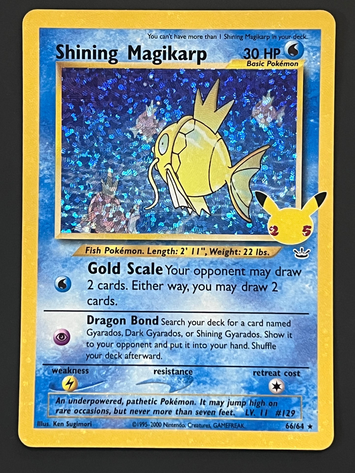 66/64 Shining Magikarp - Celebrations Classic Collection