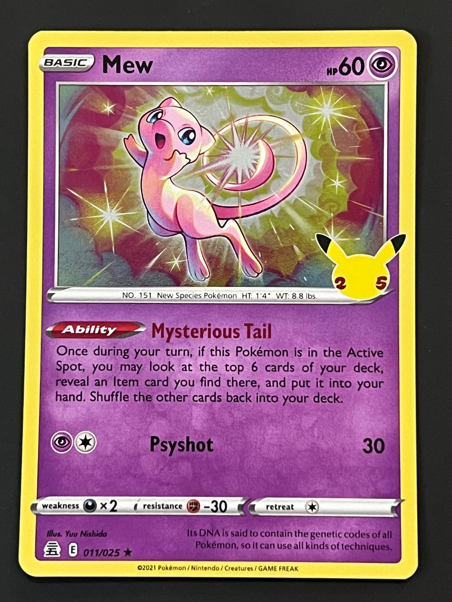 011/025 Mew - Celebrations Rare Holo