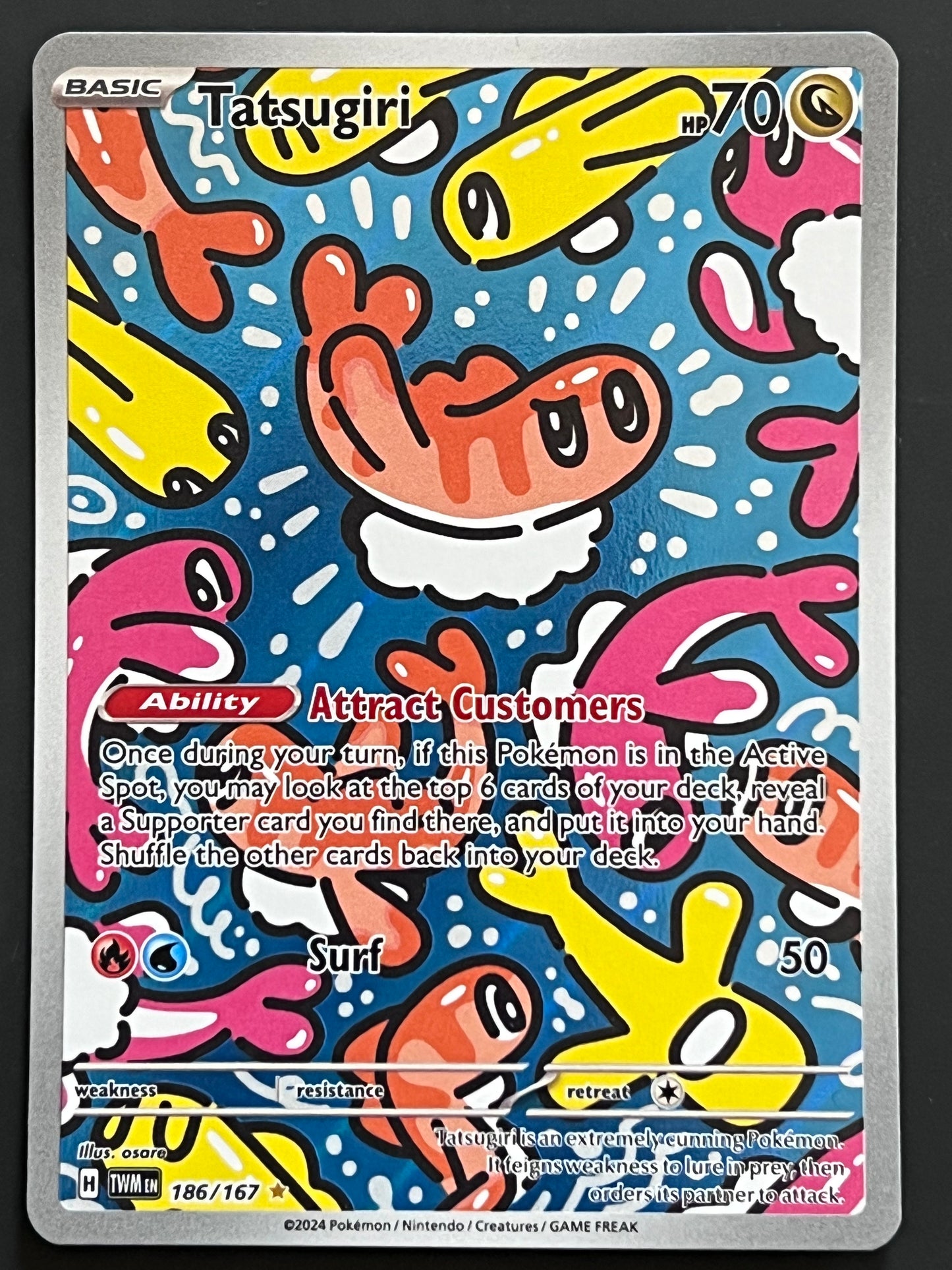 186/167 Tatsugiri - Pokémon Twilight Masquerade Illustration Rare