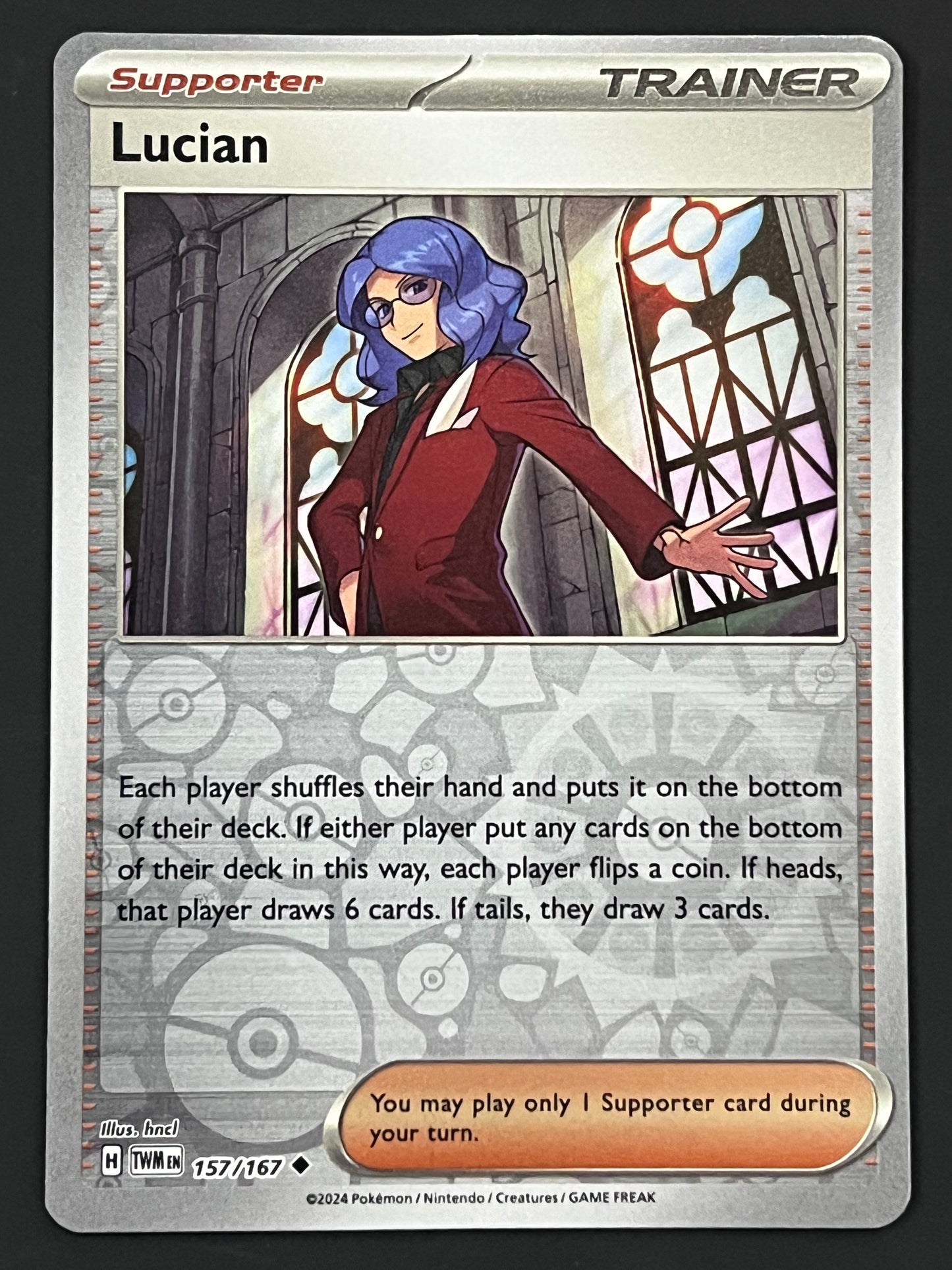 157/167 Lucian - Pokémon Twilight Masquerade Uncommon Reverse