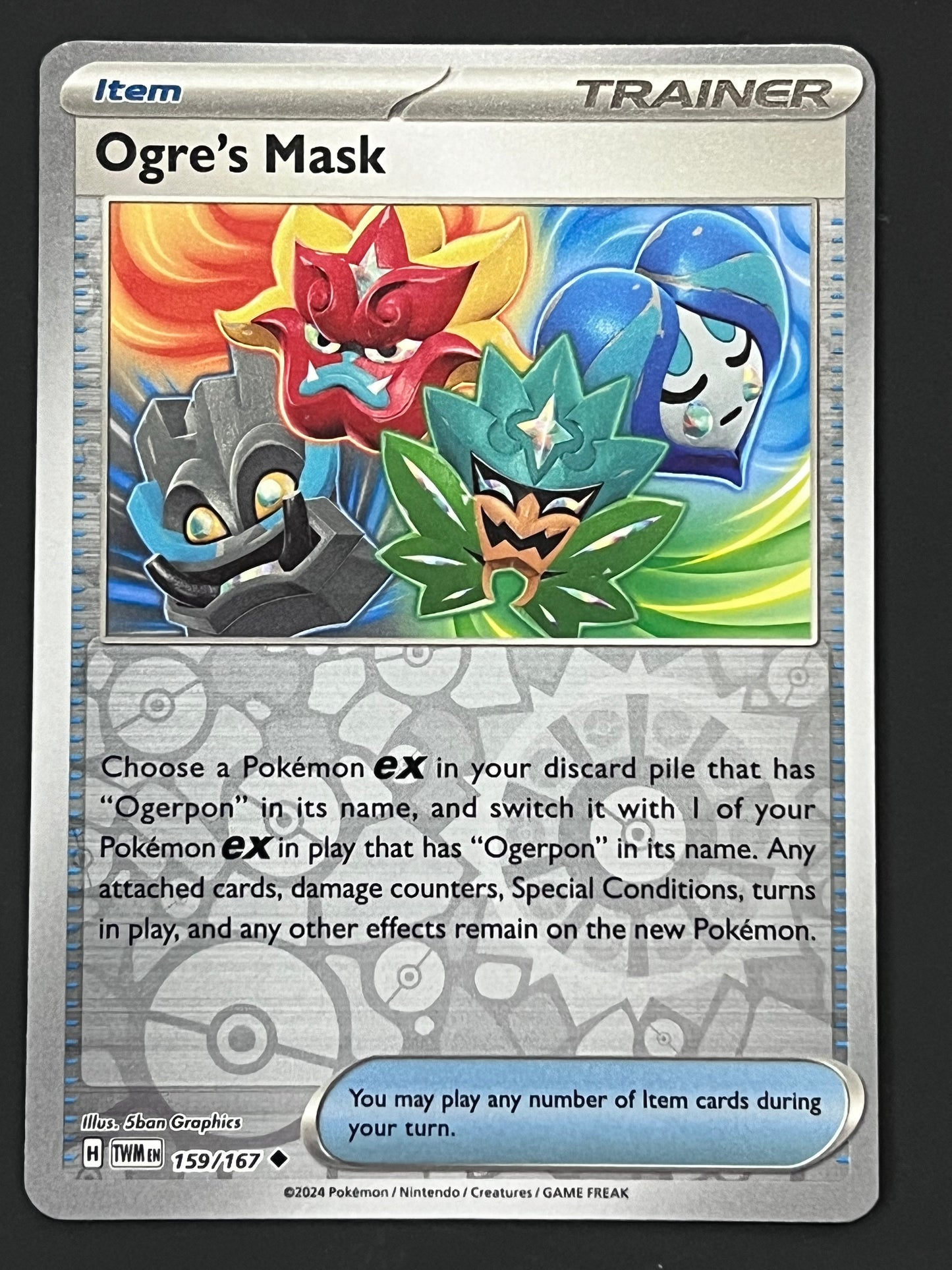 159/167 Ogre’s Mask - Pokémon Twilight Masquerade Uncommon Reverse