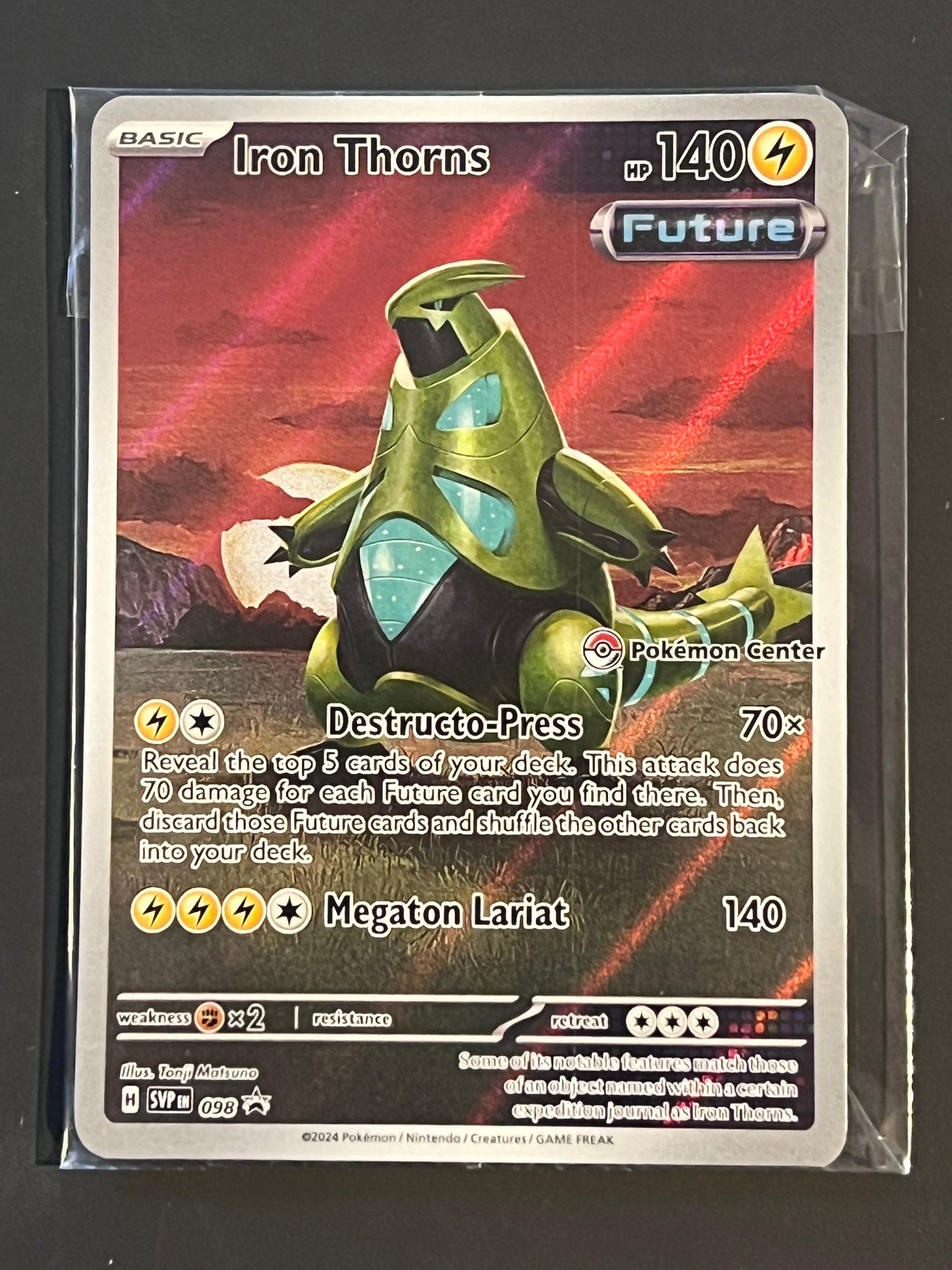 SVP098 Iron Thorns (SEALED) - PC Stamped Black Star Promo