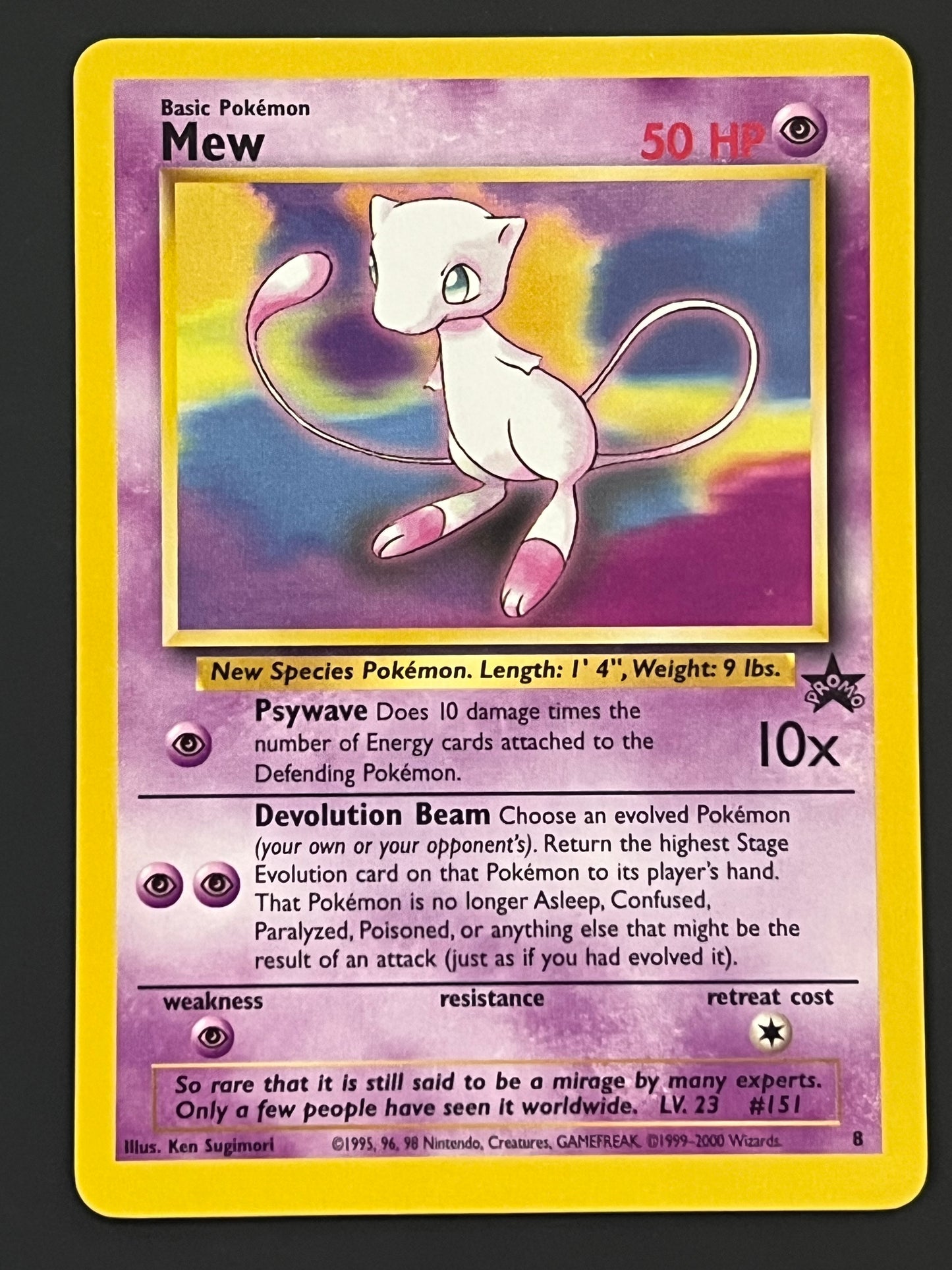08 Mew - WoTC Black Star Promo