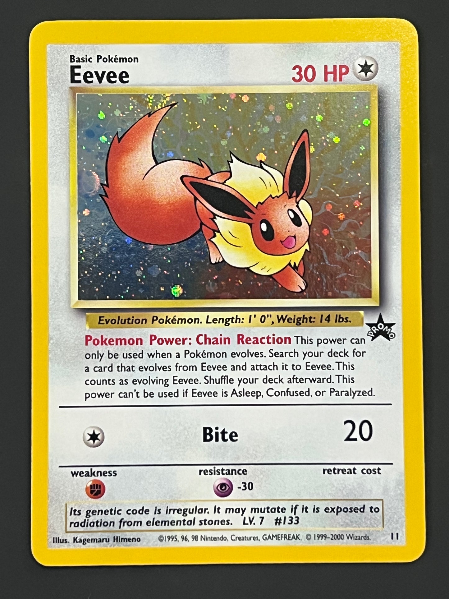11 Eevee - WoTC Black Star Promo