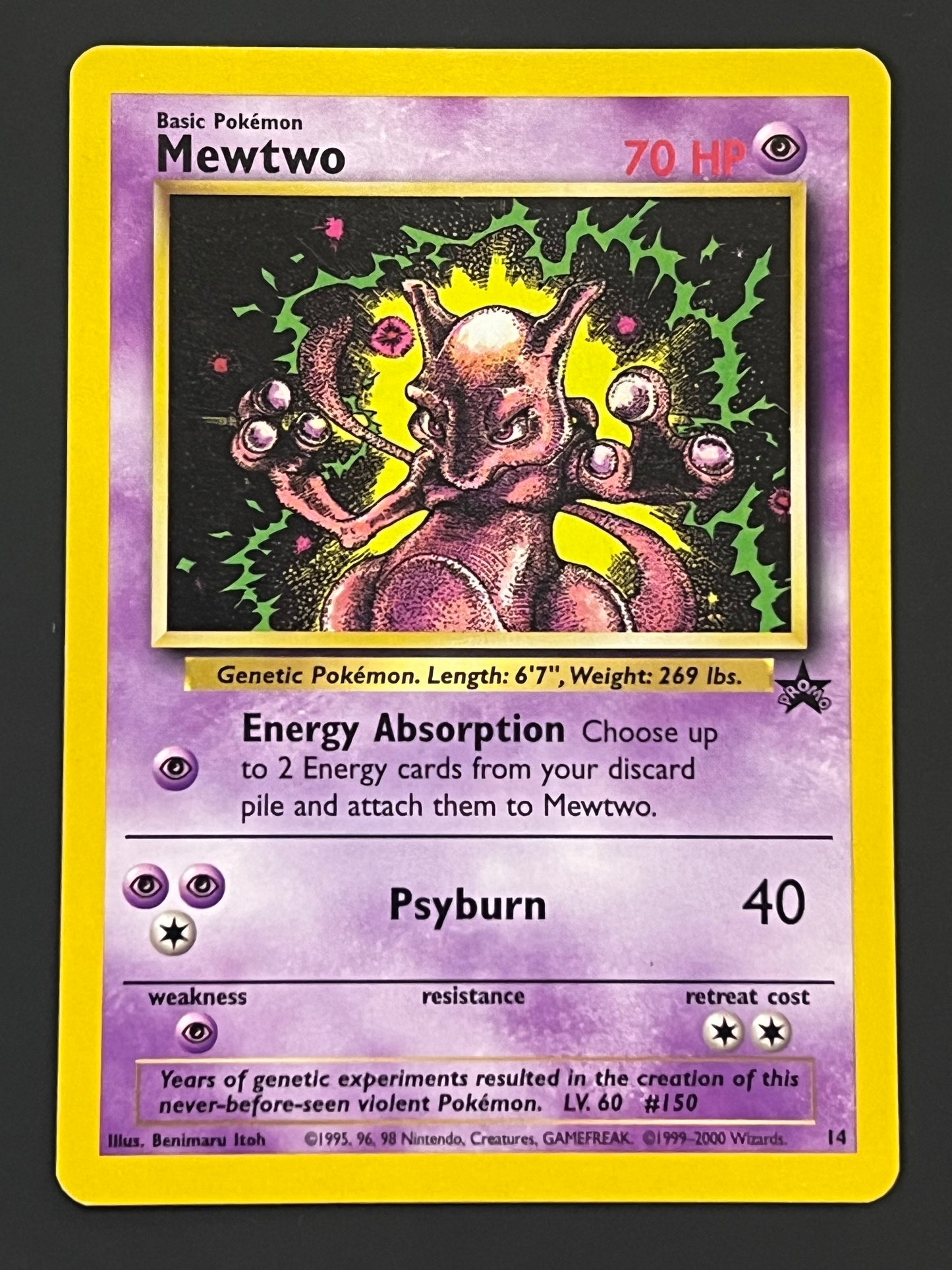 14 Mewtwo - WoTC Black Star Promo