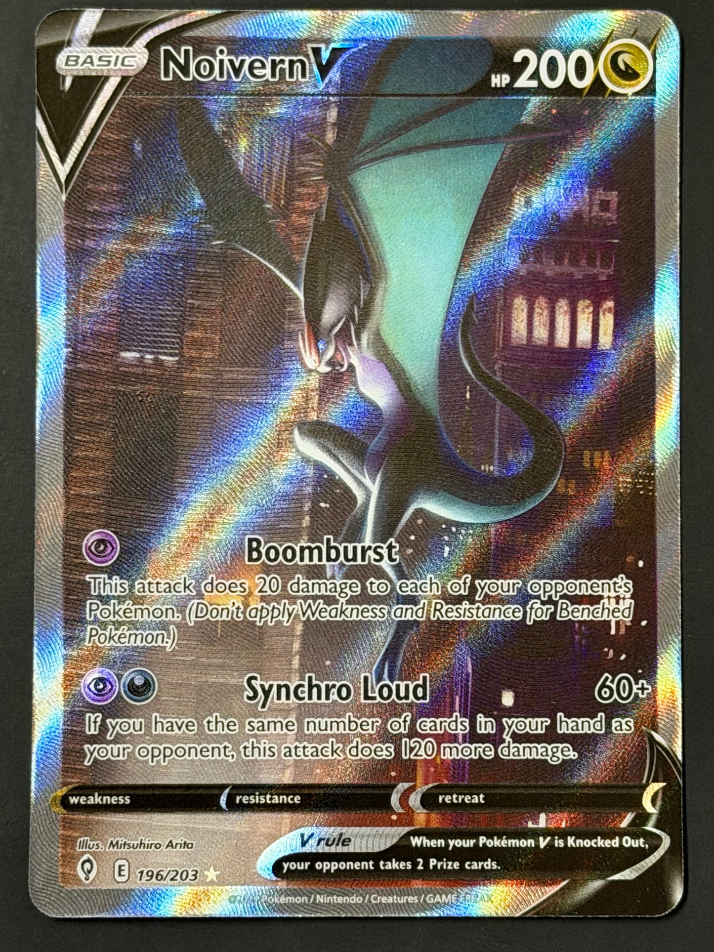 196/203 Noivern V - Evolving Skies Alternate Full Art