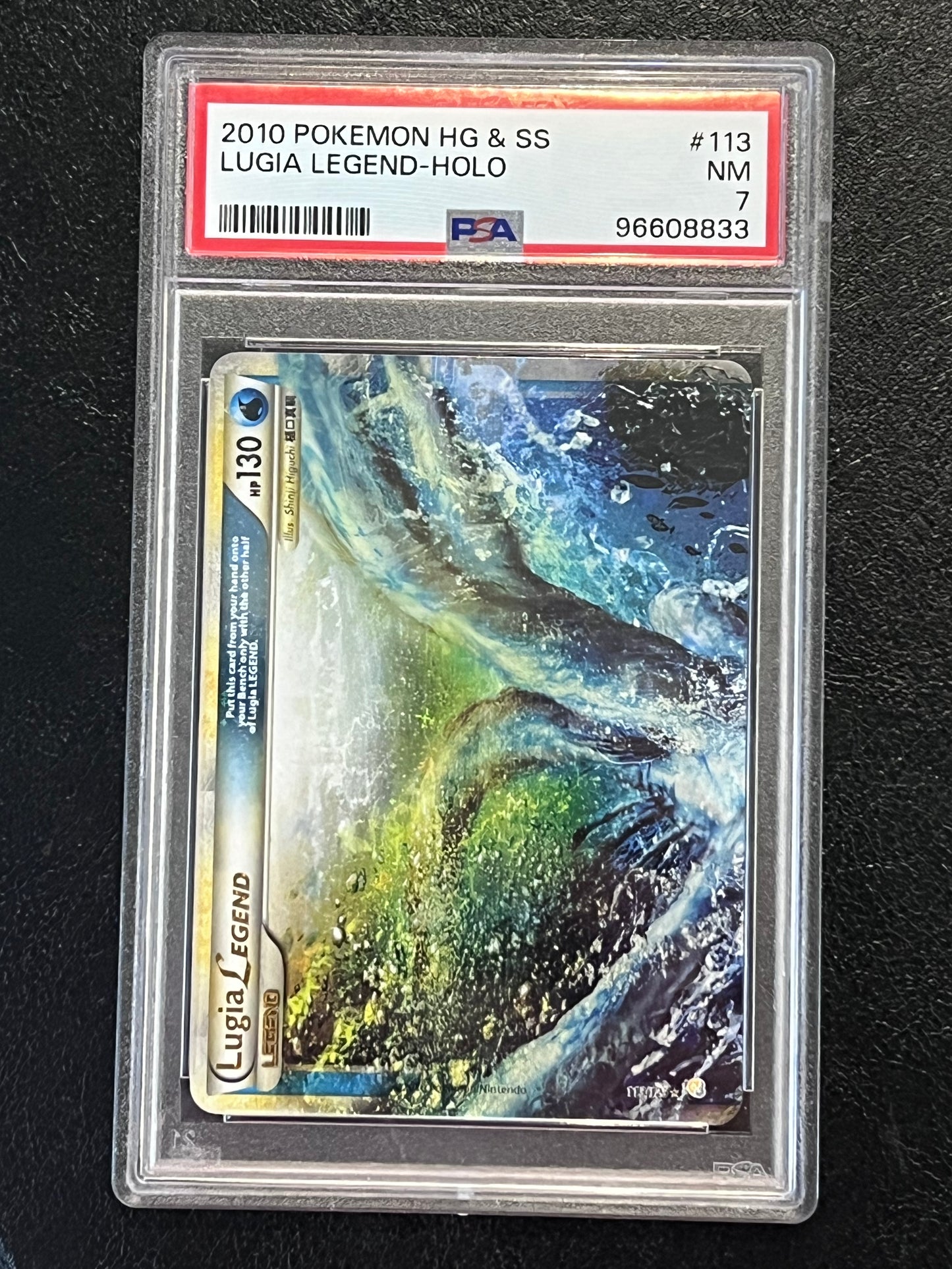 PSA Lugia Legend - 113/123 & 114/123 Heart Gold/Soul Silver Holos Sequential NEARMINT Grade 7 slabs x 2