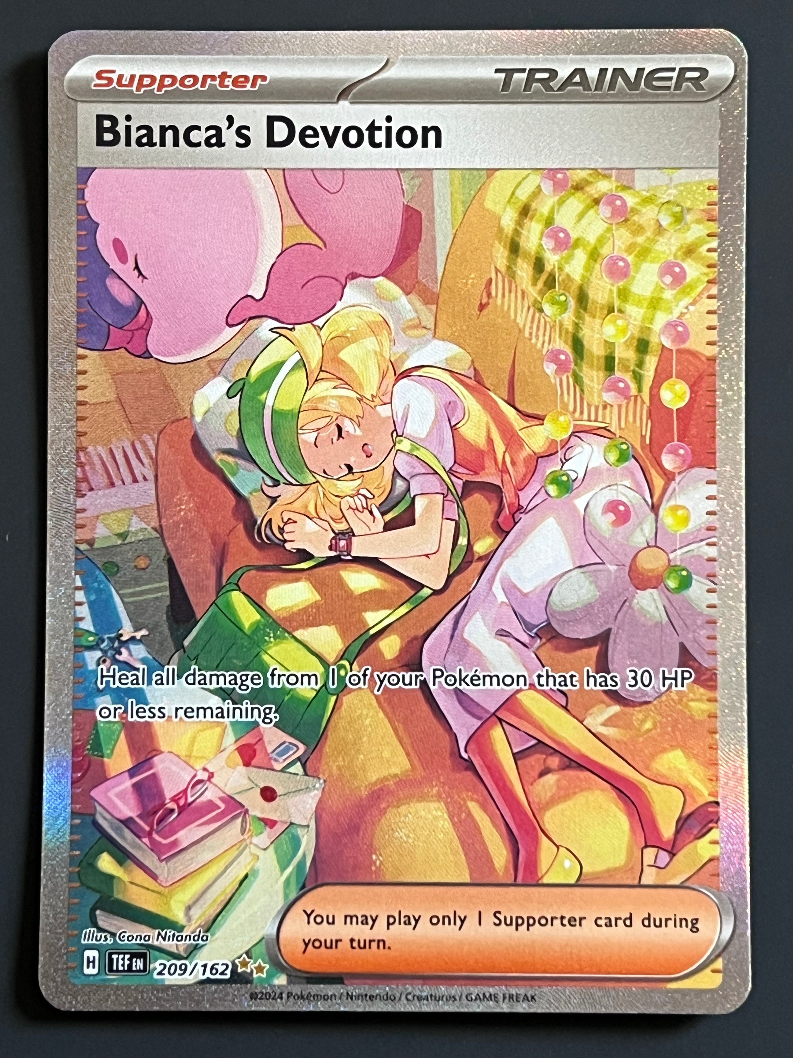 209/162 Bianca's Devotion - Pokmon Temporal Forces Special Illustrati Jarvvos 209/162 Bianca's Devotion - Pokmon Temporal Forces Special Illustrati Jarvvos