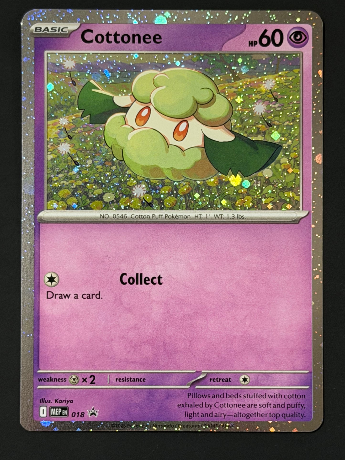 MEP018 Cottonee - Pokémon Black Star Promo