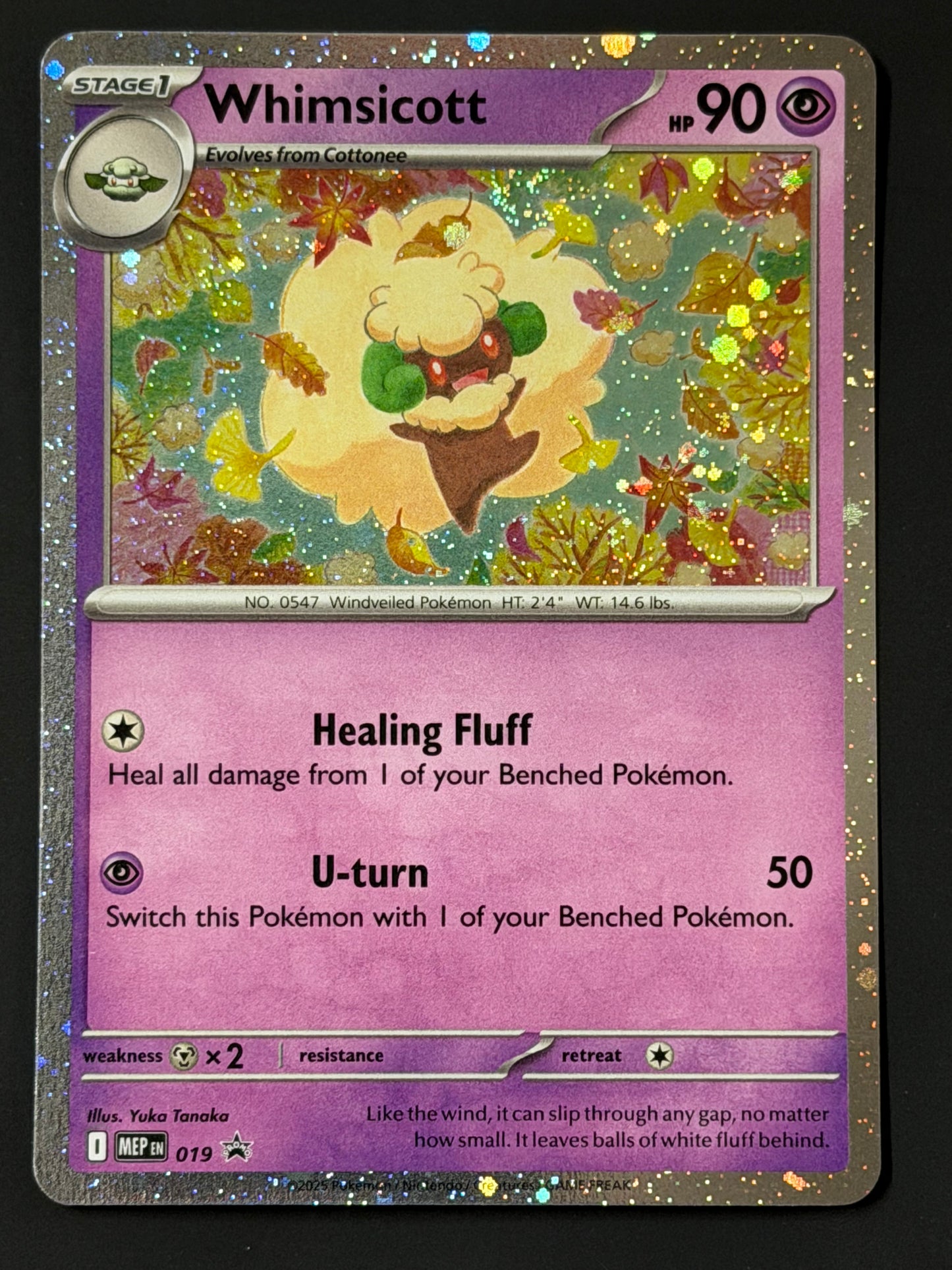 MEP019 Whimsicott - Pokémon Black Star Promo