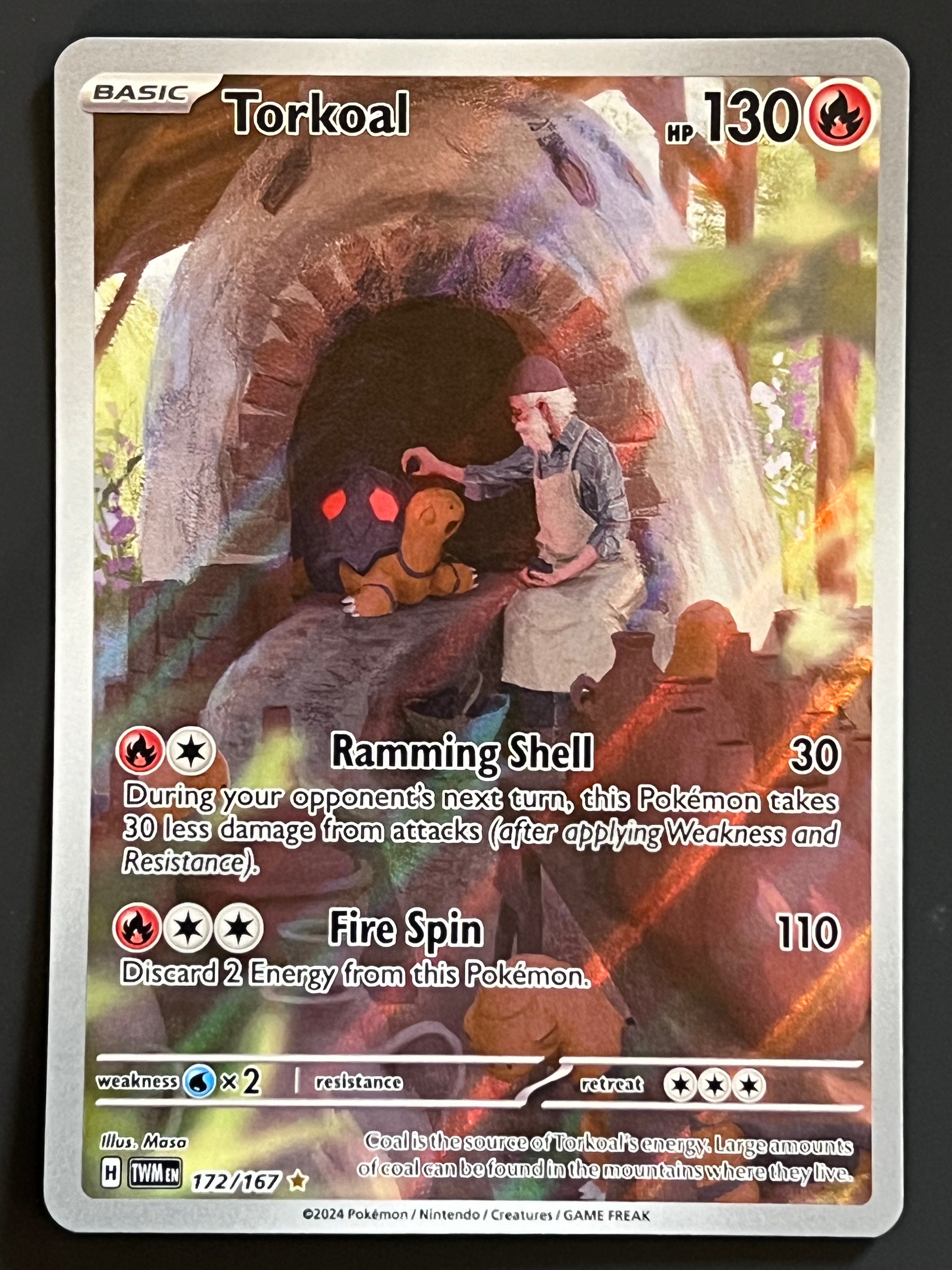 torkoal pokemon card price 172/167 Torkoal
