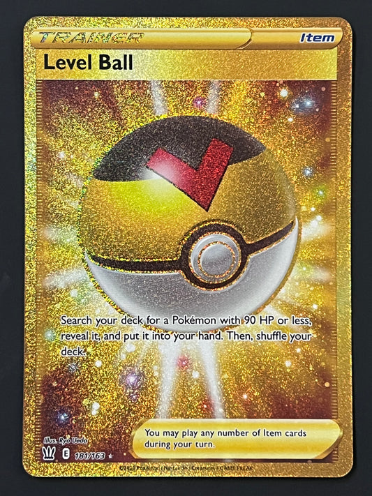 181/163 Level Ball - Pokémon Battle Styles Gold Secret Rare
