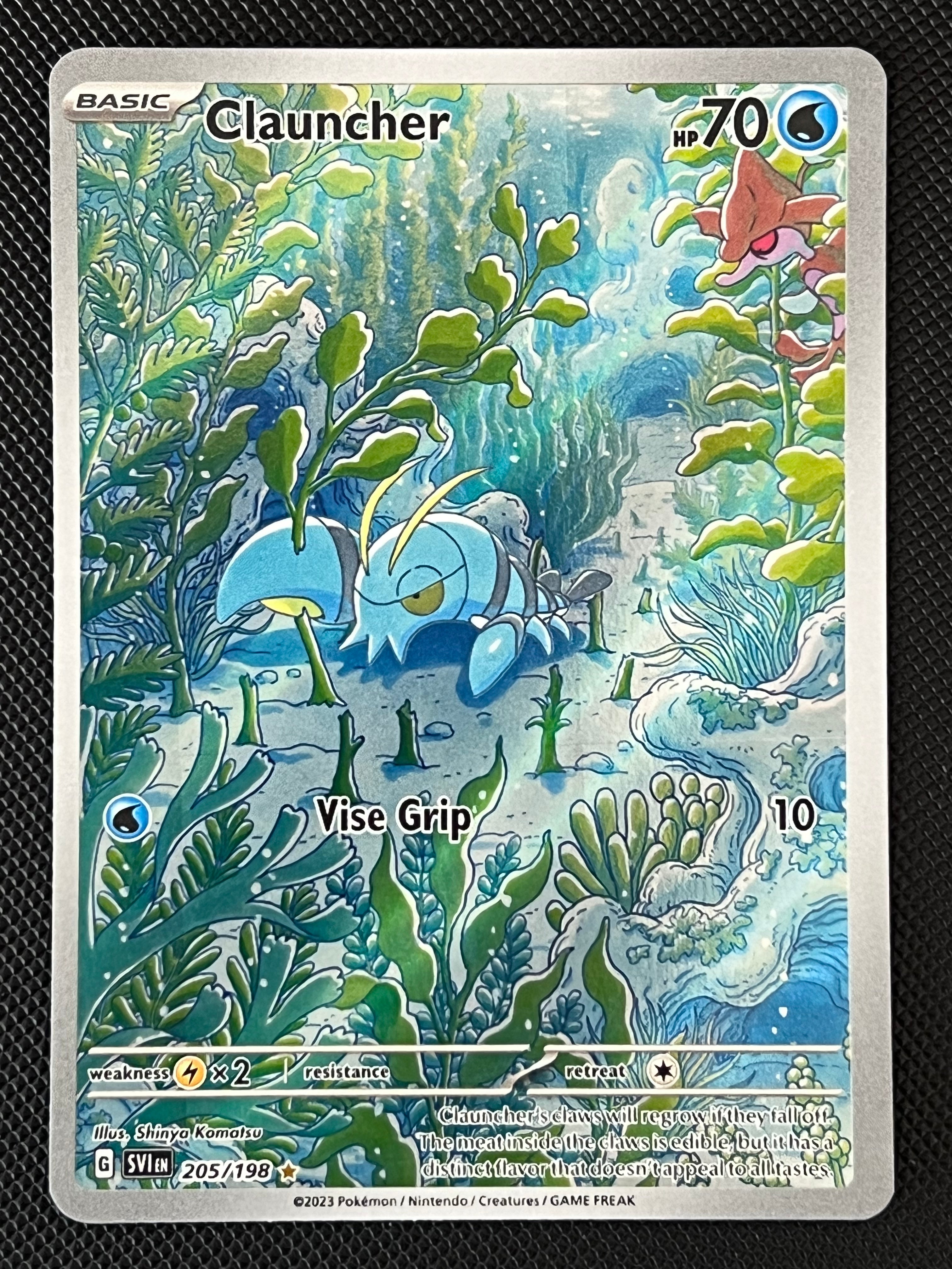 clauncher pokemon card 205/198 Clauncher