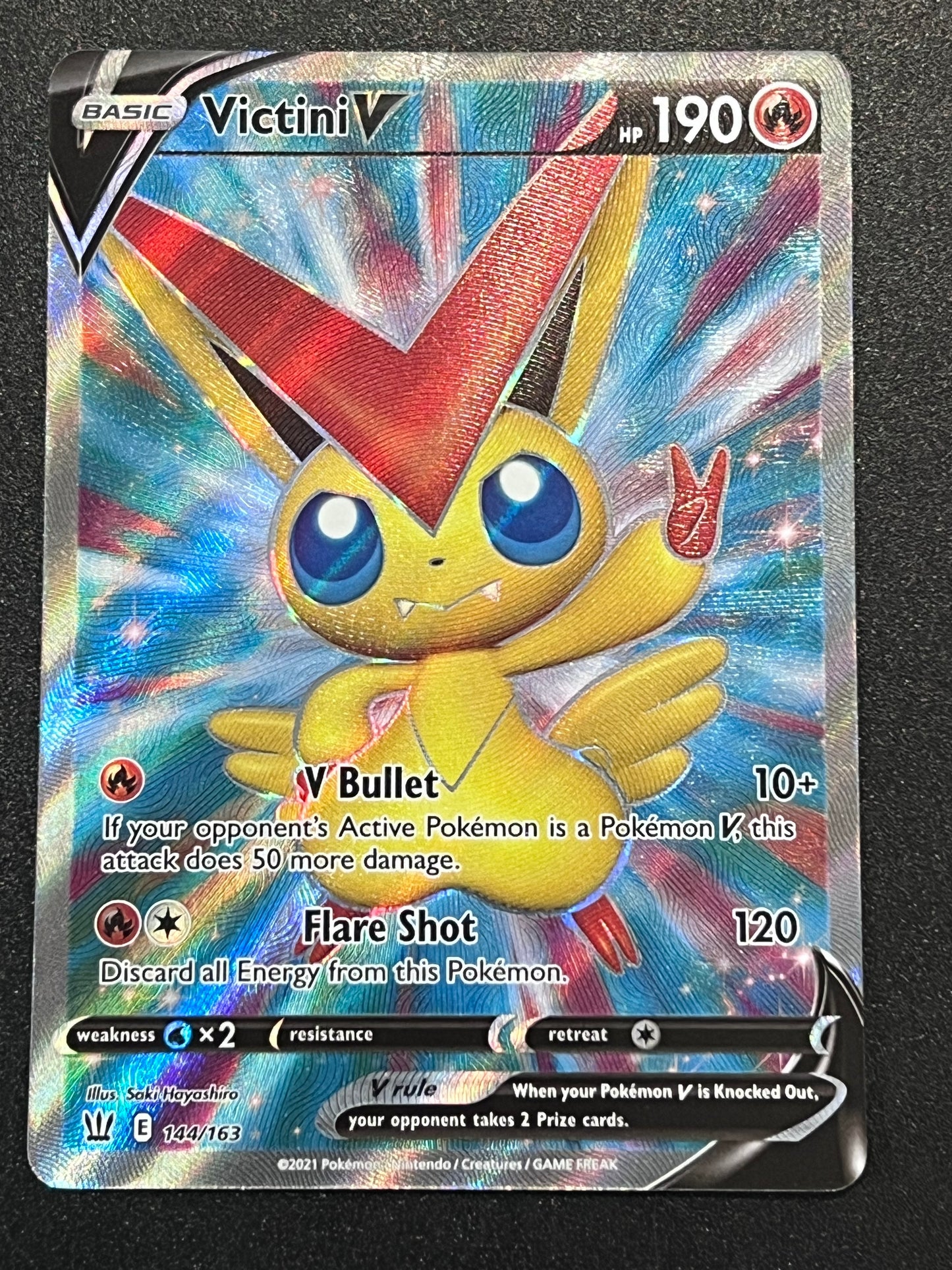 144/163 Victini V - Pokémon Battle Styles Full Art