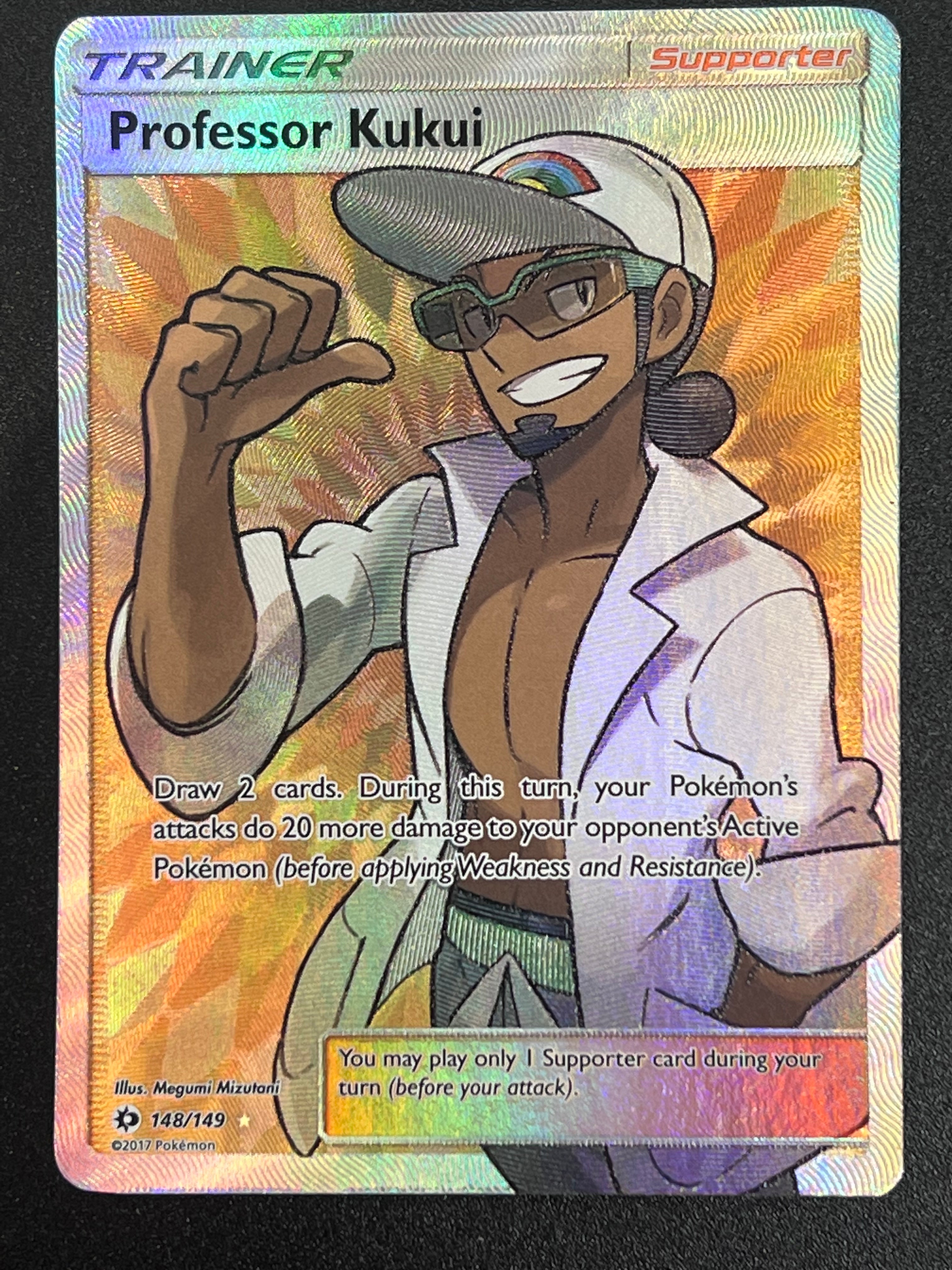 148/149 Professor Kukui - Pokmon Sun/Moon Base Full Art Jarvvos 148/149 Professor Kukui - Pokmon Sun/Moon Base Full Art Jarvvos