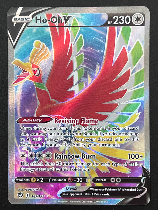 187/195 Ho-Oh V - Pokémon Silver Tempest Full Art