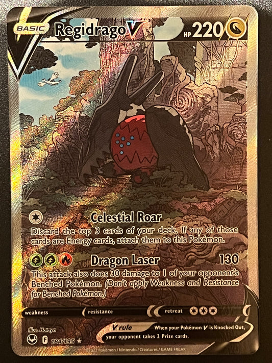 184/195 Regidrago V - Pokémon Silver Tempest Alternate Full Art