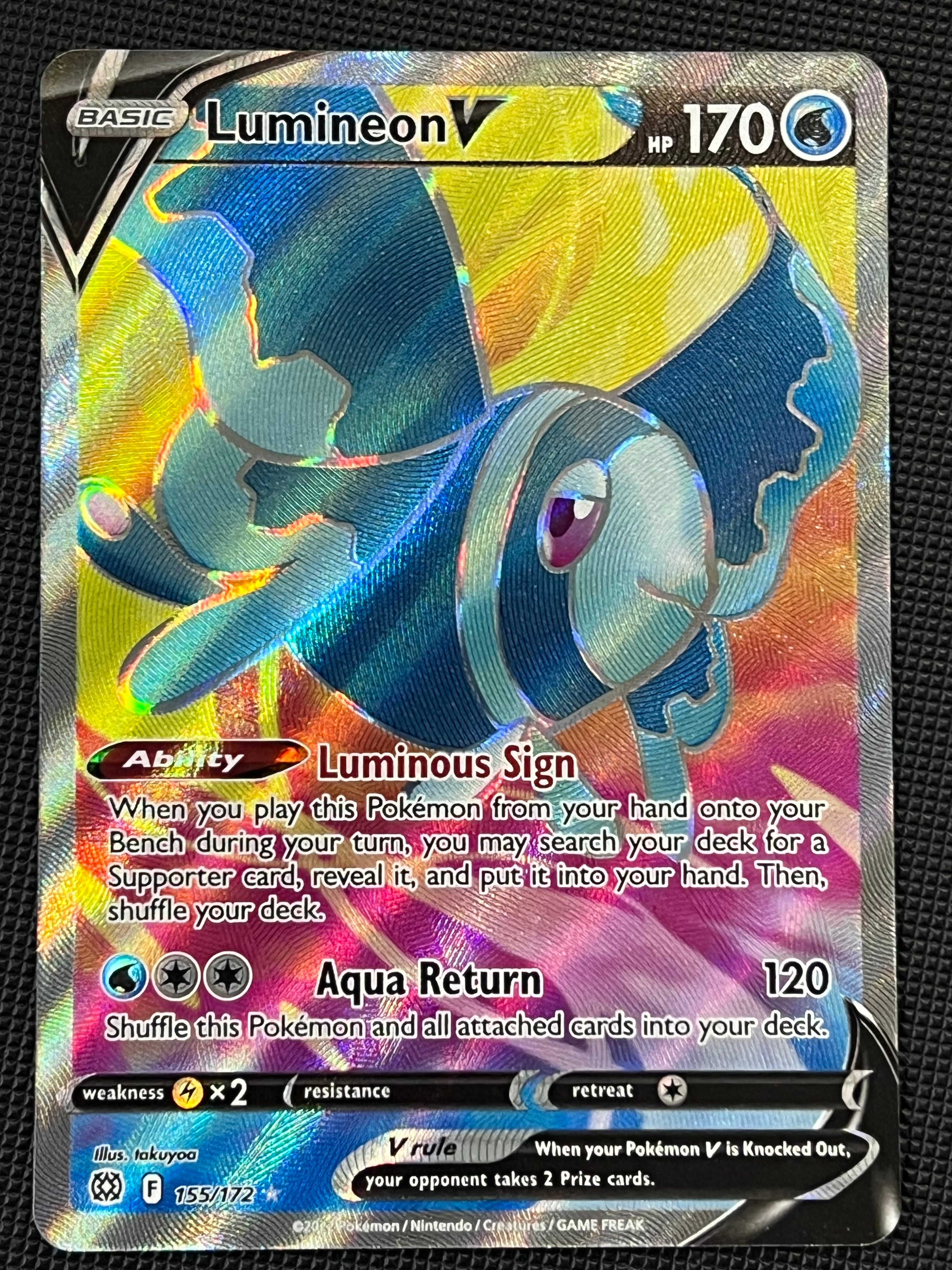 155/172 Lumineon V - Pokmon Brilliant Stars Full Art Jarvvos 155/172 Lumineon V - Pokmon Brilliant Stars Full Art Jarvvos