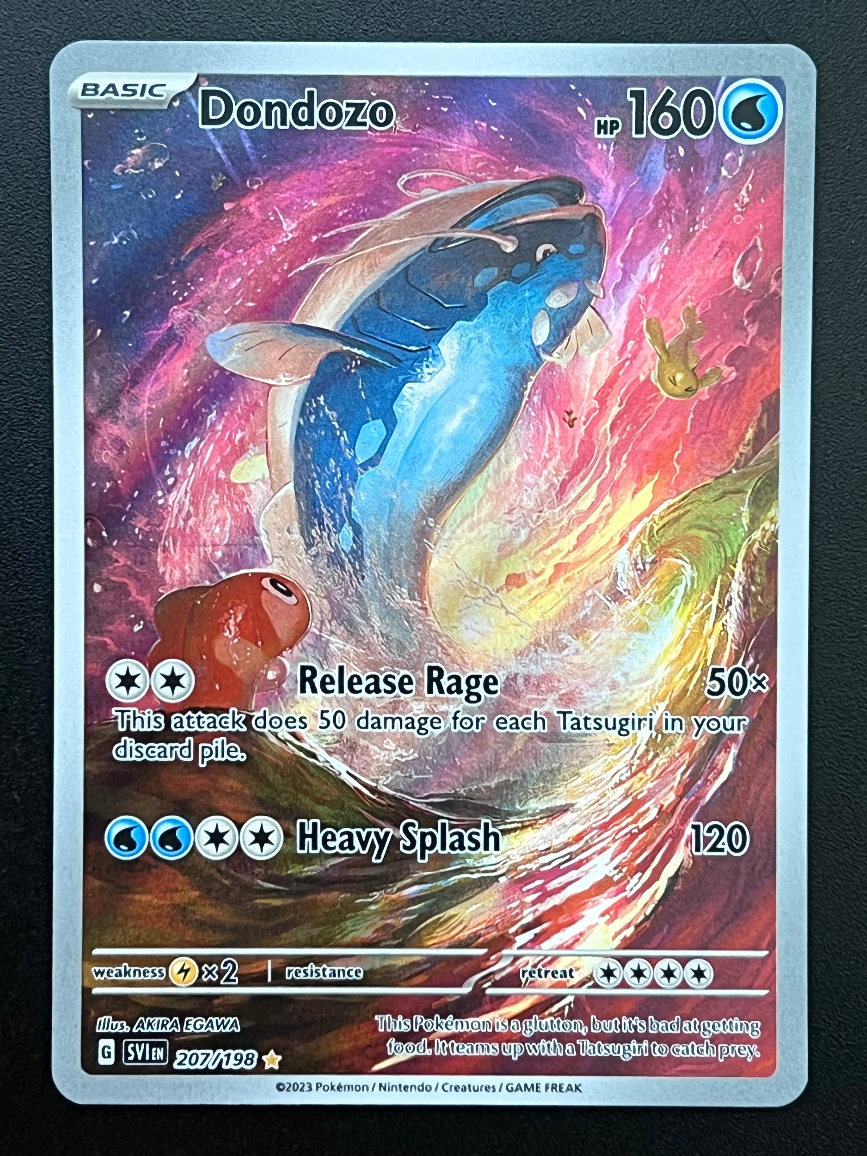 207/198 Dondozo - Pokmon Scarlet/Violet Illustration Rare Jarvvos 207/198 Dondozo - Pokmon Scarlet/Violet Illustration Rare Jarvvos