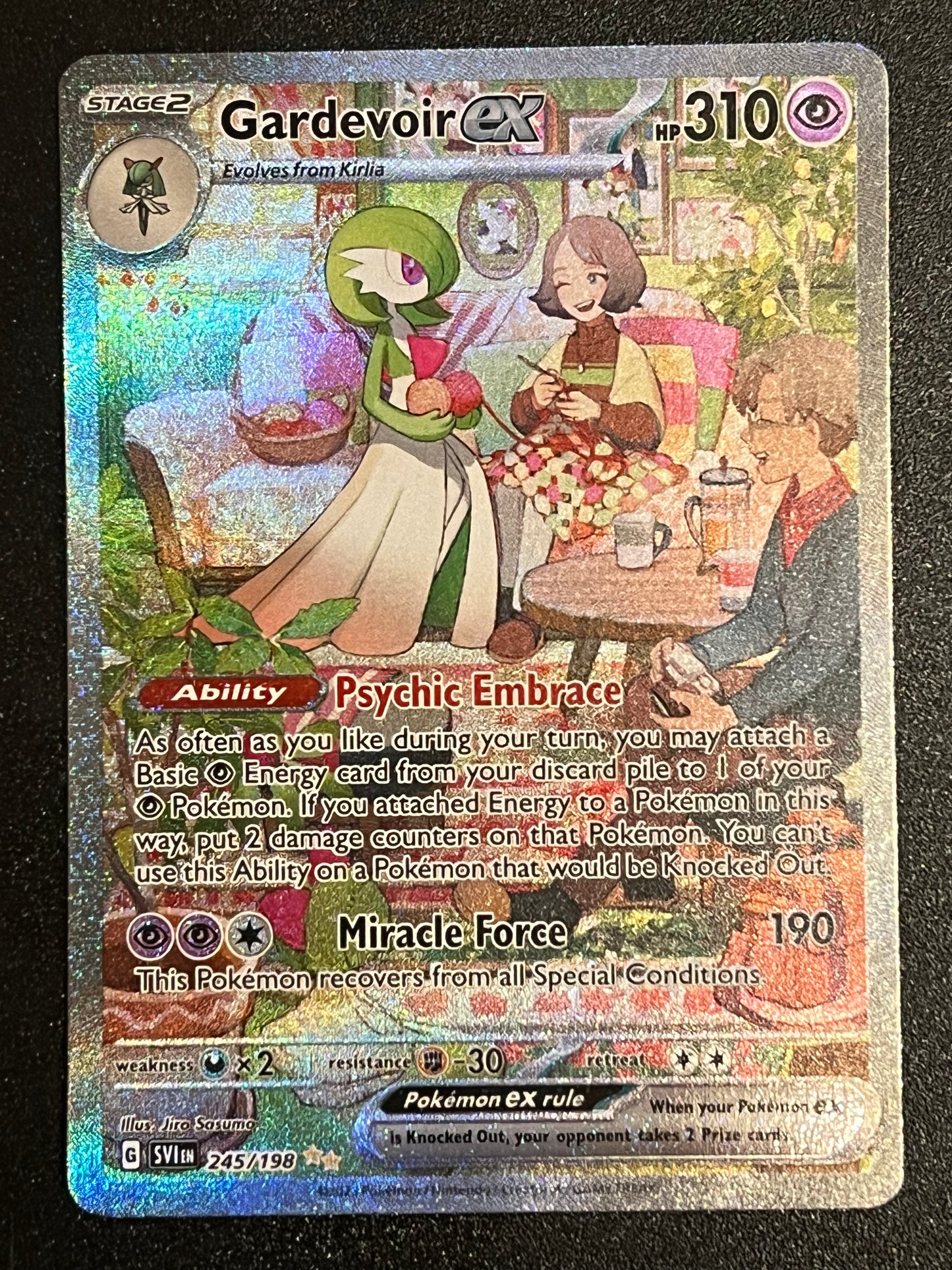 245/198 Gardevoir Ex - Pokémon Scarlet/Violet Base Special Illustration Rare