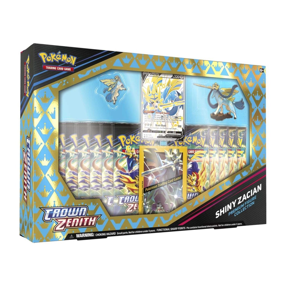 Pokémon TCG: SwSh12.5 - Crown Zenith Shiny Zacian Premium Figure Collection