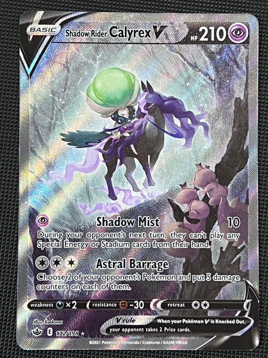172/198 Shadow Rider Calyrex V - Pokémon Chilling Reign Alternate Full Art