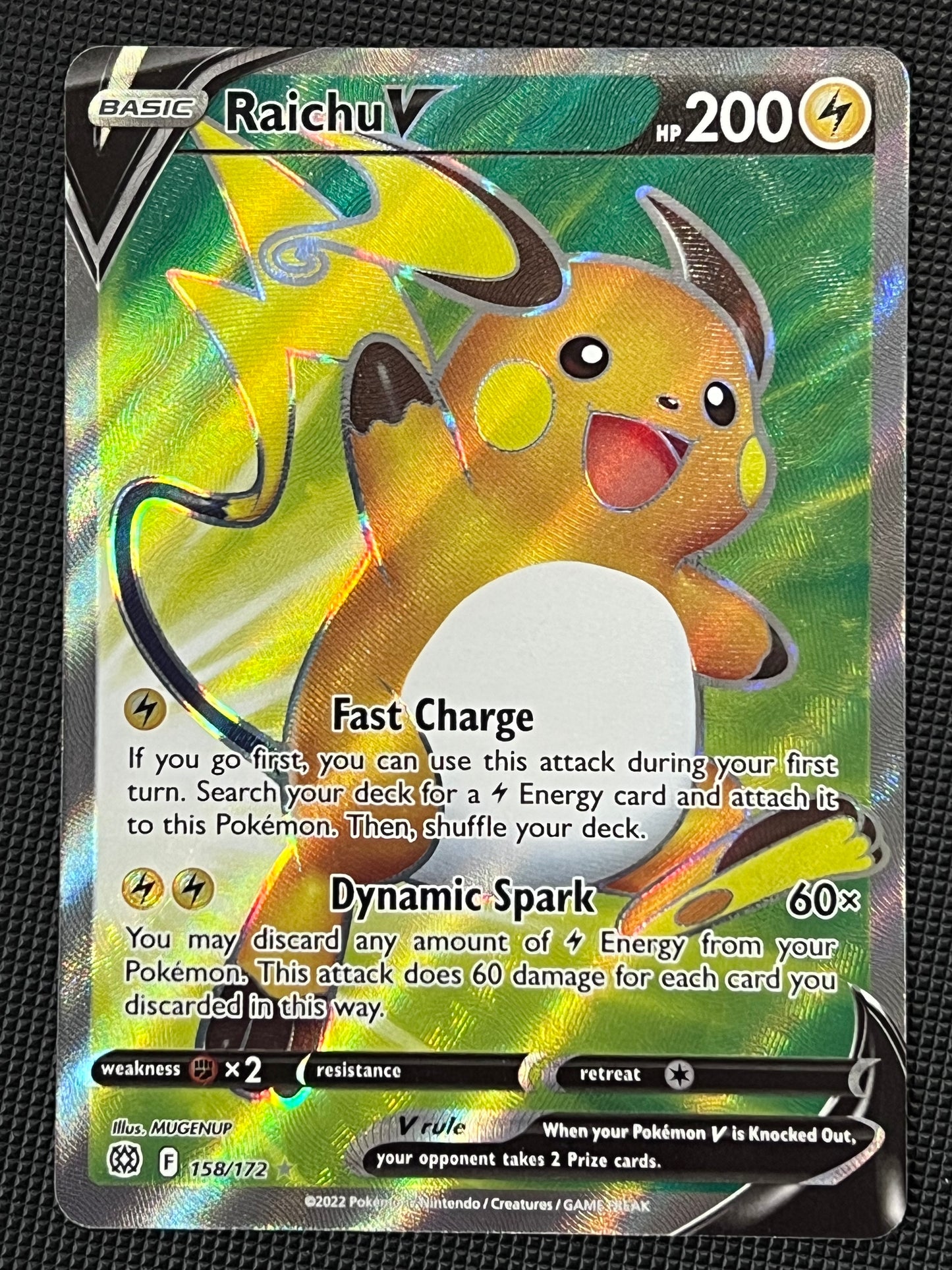 158/172 Raichu V - Pokémon Brilliant Stars Full Art
