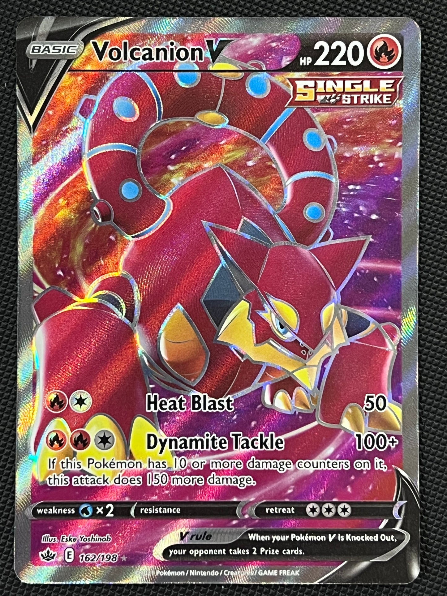162/198 Volcanion V - Pokémon Chilling Reign Full Art