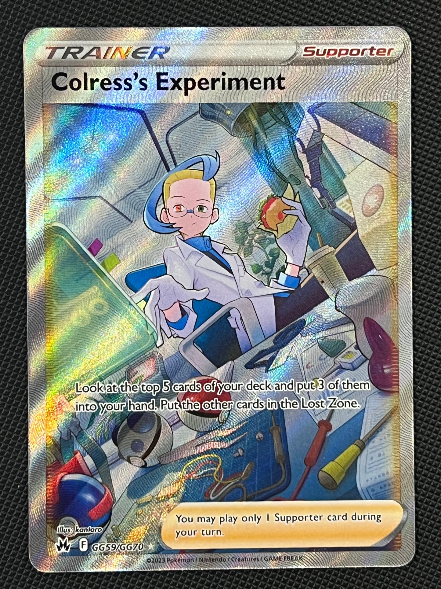 GG59/GG70 Colress’s Experiment - Pokémon Crown Zenith Ultra Rare