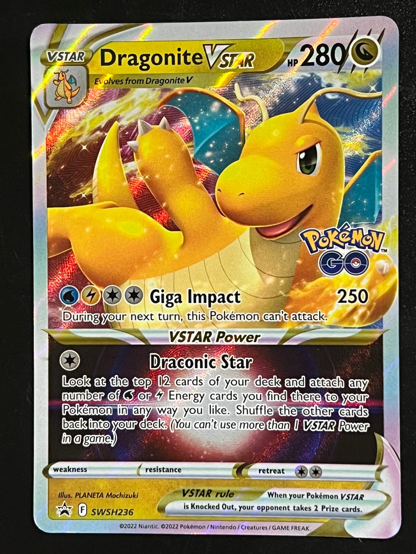 SWSH236 Dragonite VStar - Black Star Promo
