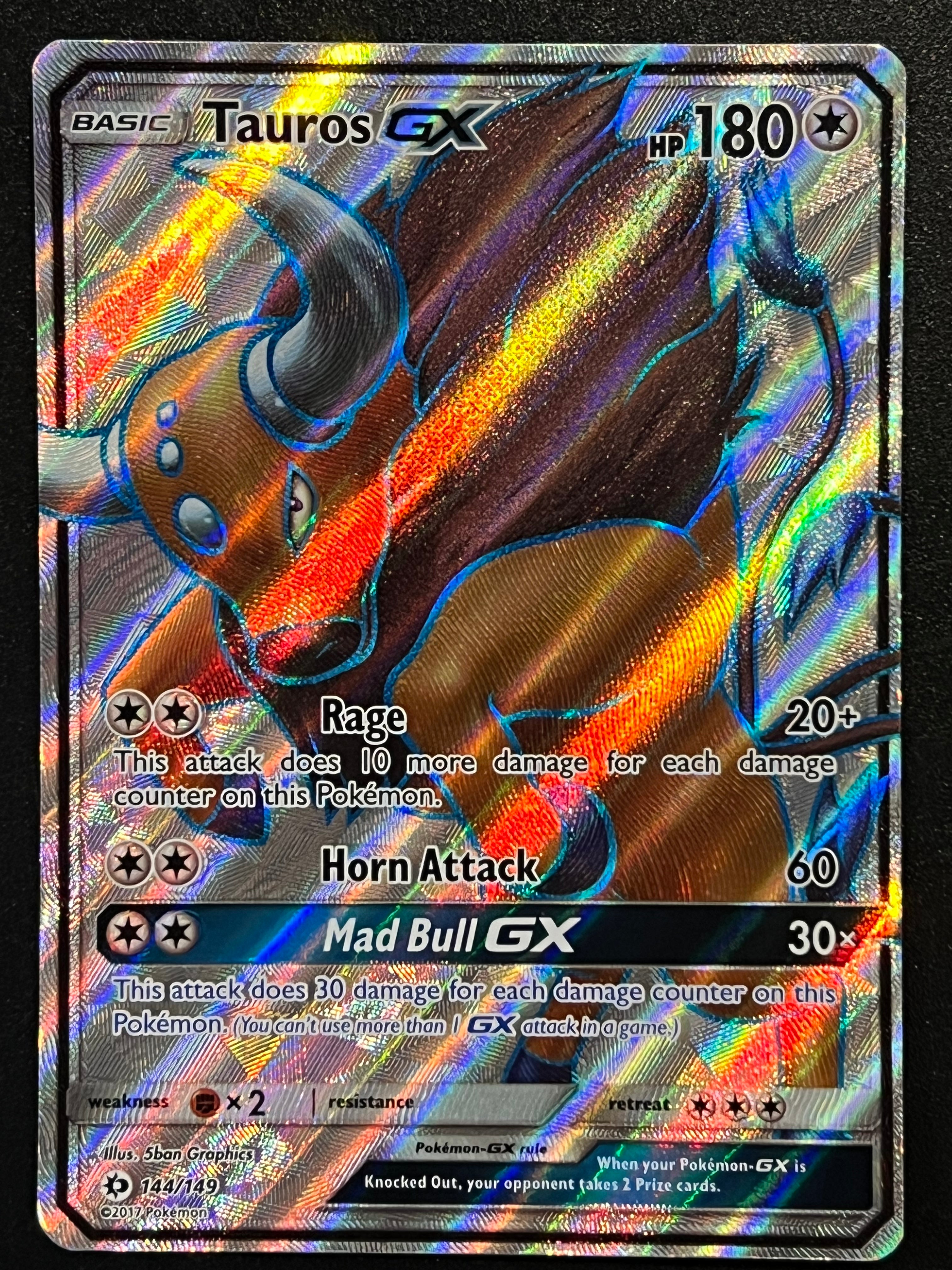 144/149 Tauros Gx - Pokmon Sun/Moon Base Full Art Jarvvos 144/149 Tauros Gx - Pokmon Sun/Moon Base Full Art Jarvvos