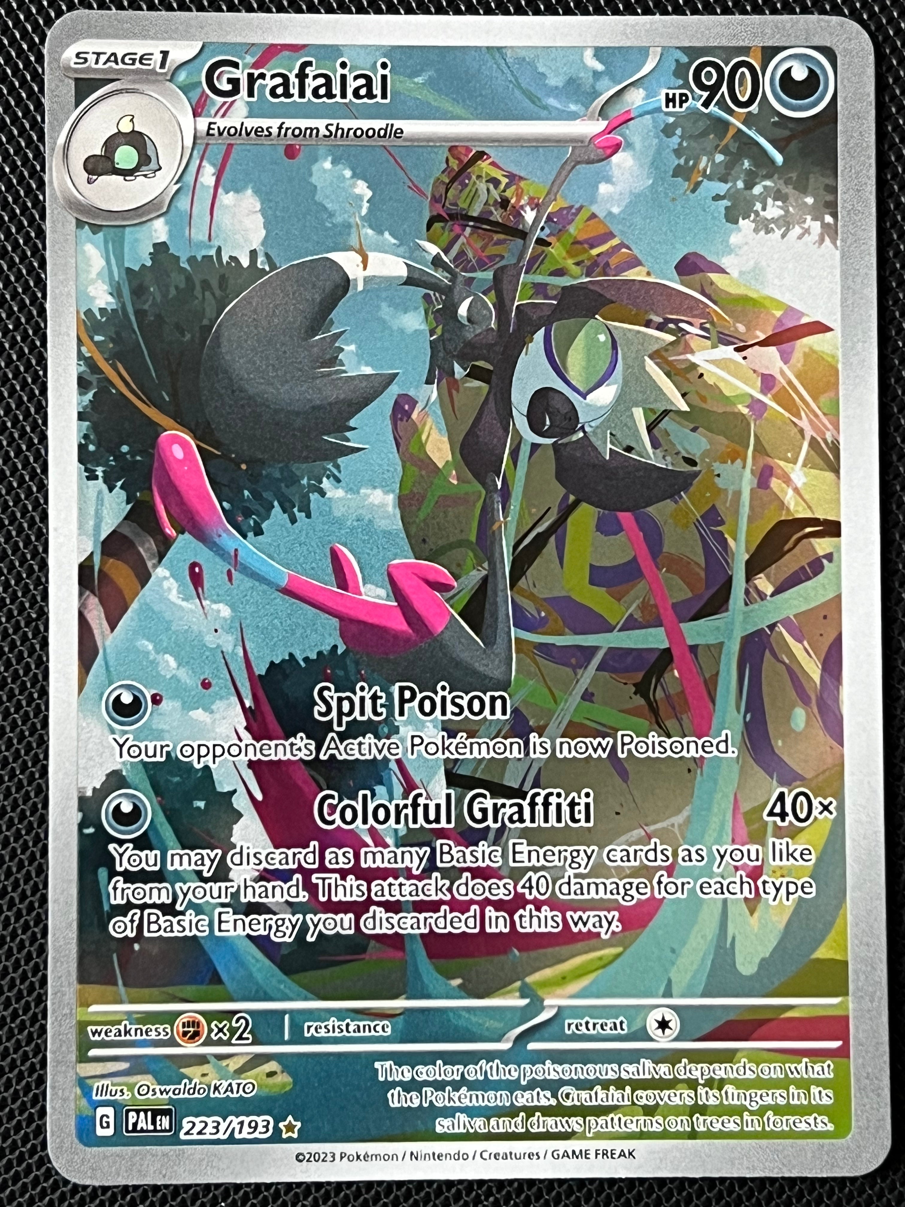 grafaiai pokemon card 223/193 Grafaiai